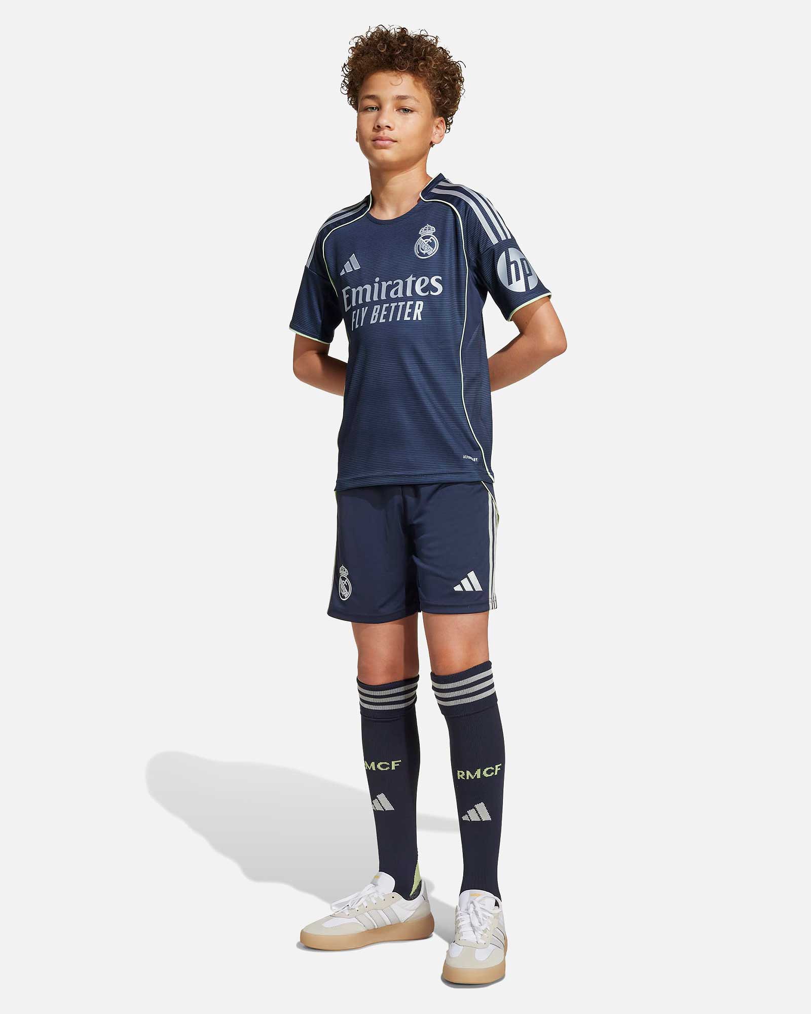 Conjunto 2ª Real Madrid 2025/2026 - Fútbol Factory