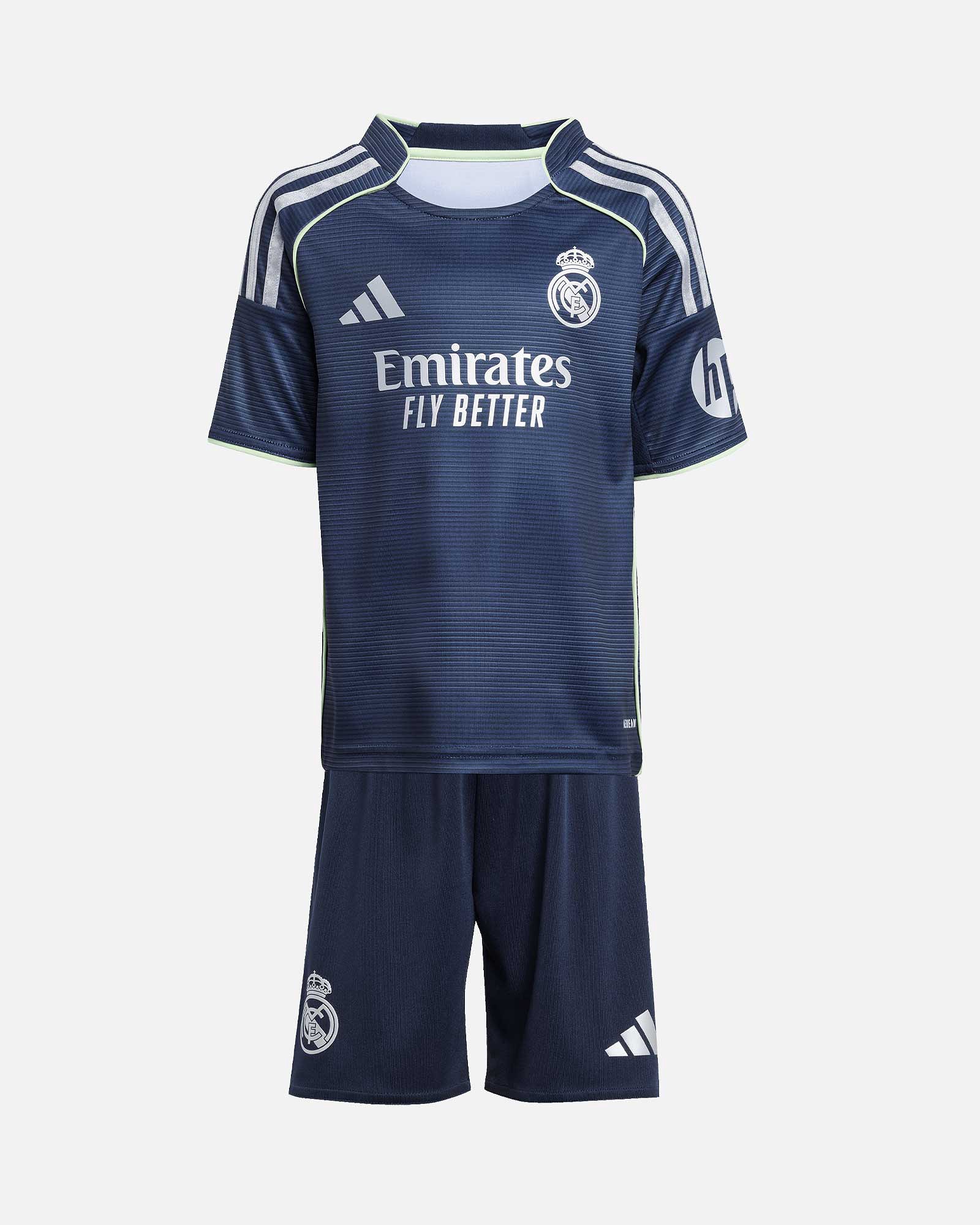  Mini conjunto 2ª Real Madrid 2025/2026 - Fútbol Factory