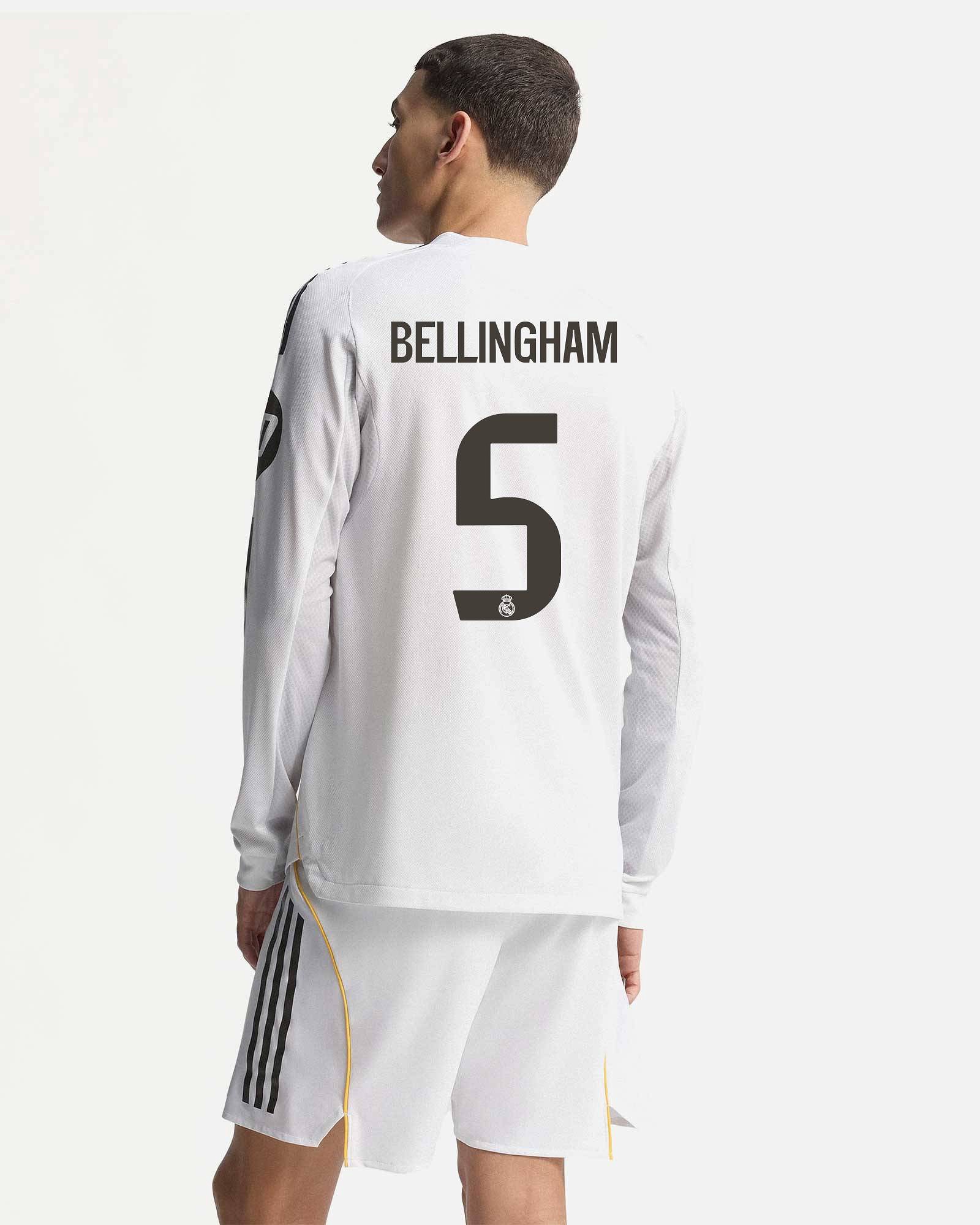 Camiseta manga larga 1ª Real Madrid 2025/2026 Authentic  Bellingham - Fútbol Factory