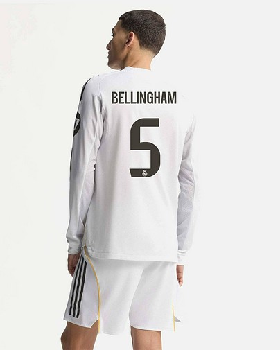 Camiseta manga larga 1ª Real Madrid 2025/2026 Authentic  Bellingham