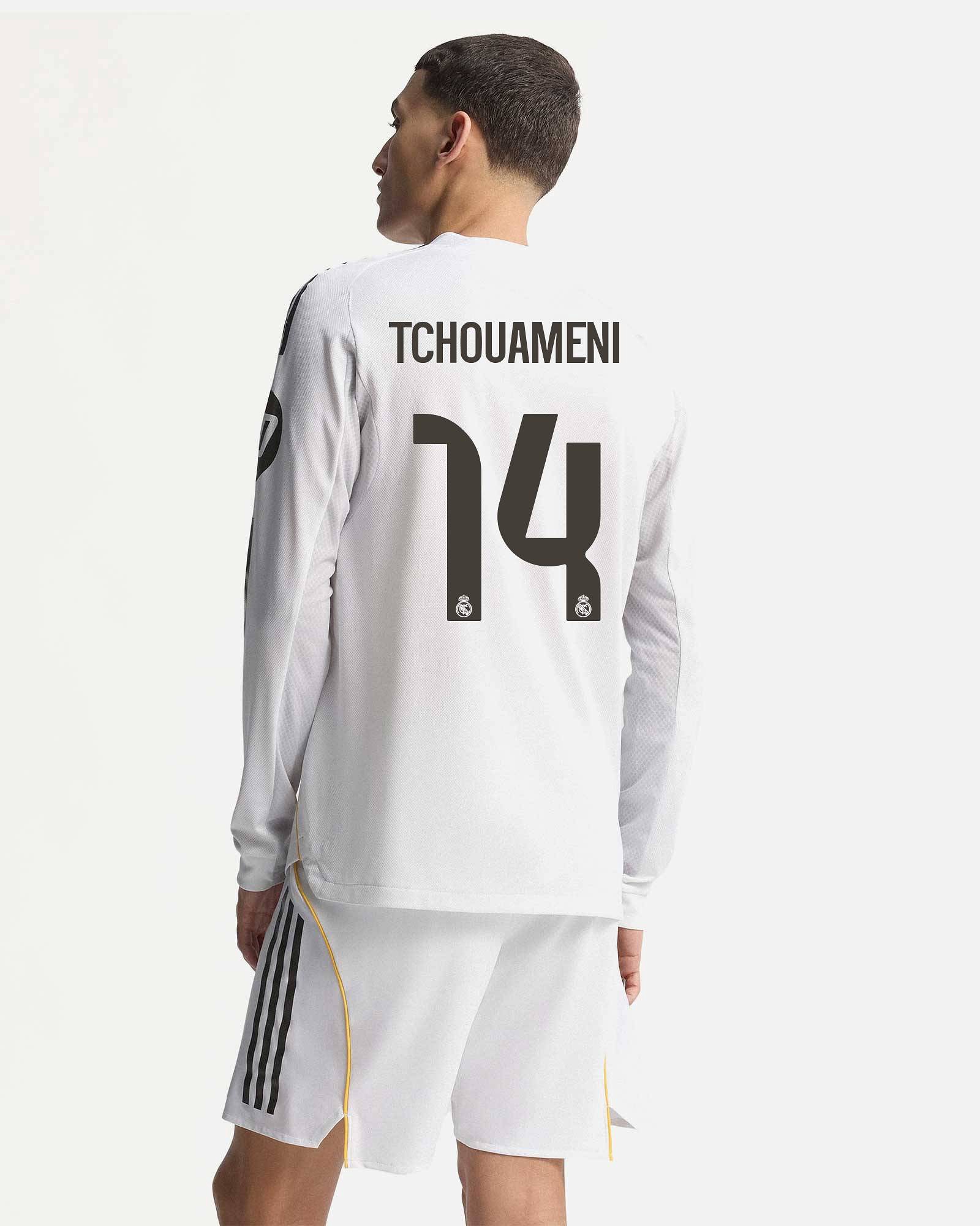 Camiseta de manga comprida 1ª Real Madrid 2025/2026 Authentic Tchouameni Camiseta de manga comprida 1ª Real Madrid 2025/2026 Authentic Tchouameni - Fútbol Factory