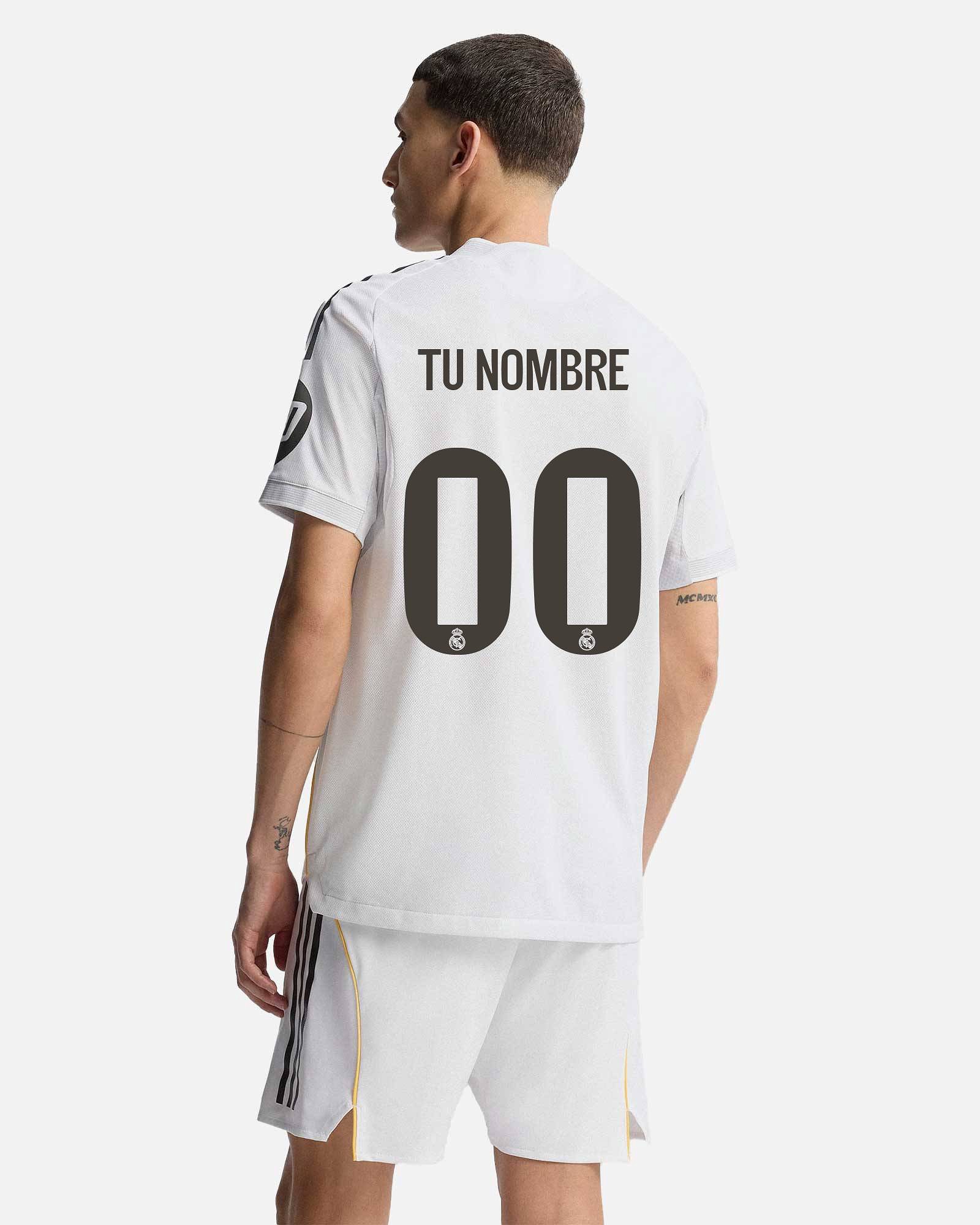 Camiseta 1ª Real Madrid 2025/2026 Authentic Personalizado - Fútbol Factory