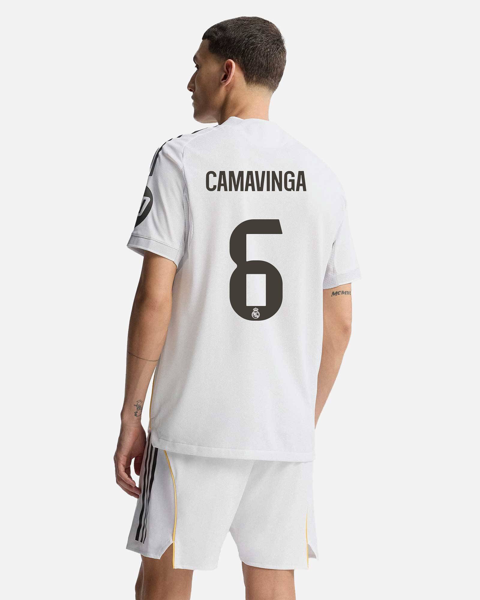 Camiseta 1ª Real Madrid 2025/2026 Authentic  Camavinga - Fútbol Factory