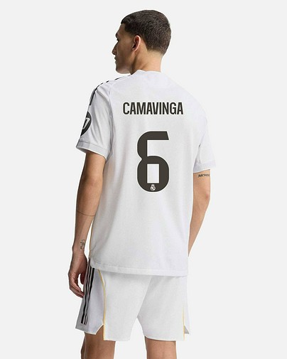 Camiseta 1ª Real Madrid 2025/2026 Authentic  Camavinga
