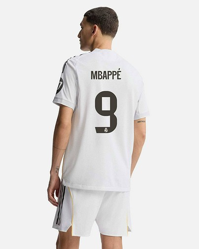 Camiseta 1ª Real Madrid 2025/2026 Authentic  Mbappé