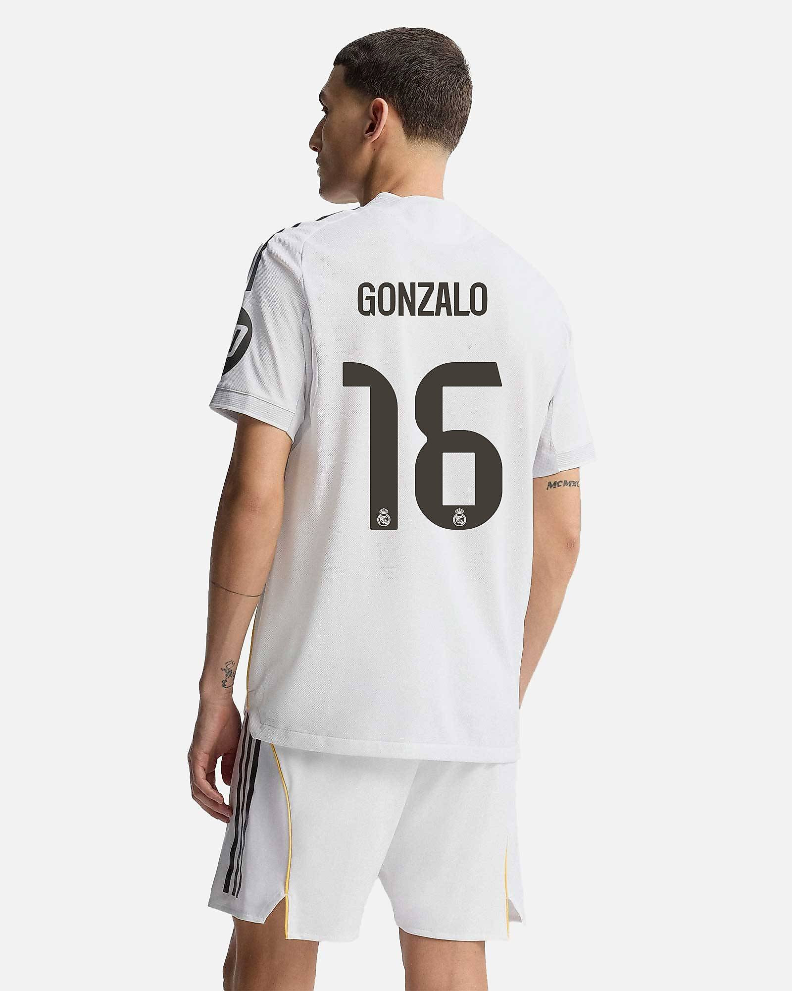 Camiseta 1ª Real Madrid 2025/2026 Authentic Gonzalo - Fútbol Factory