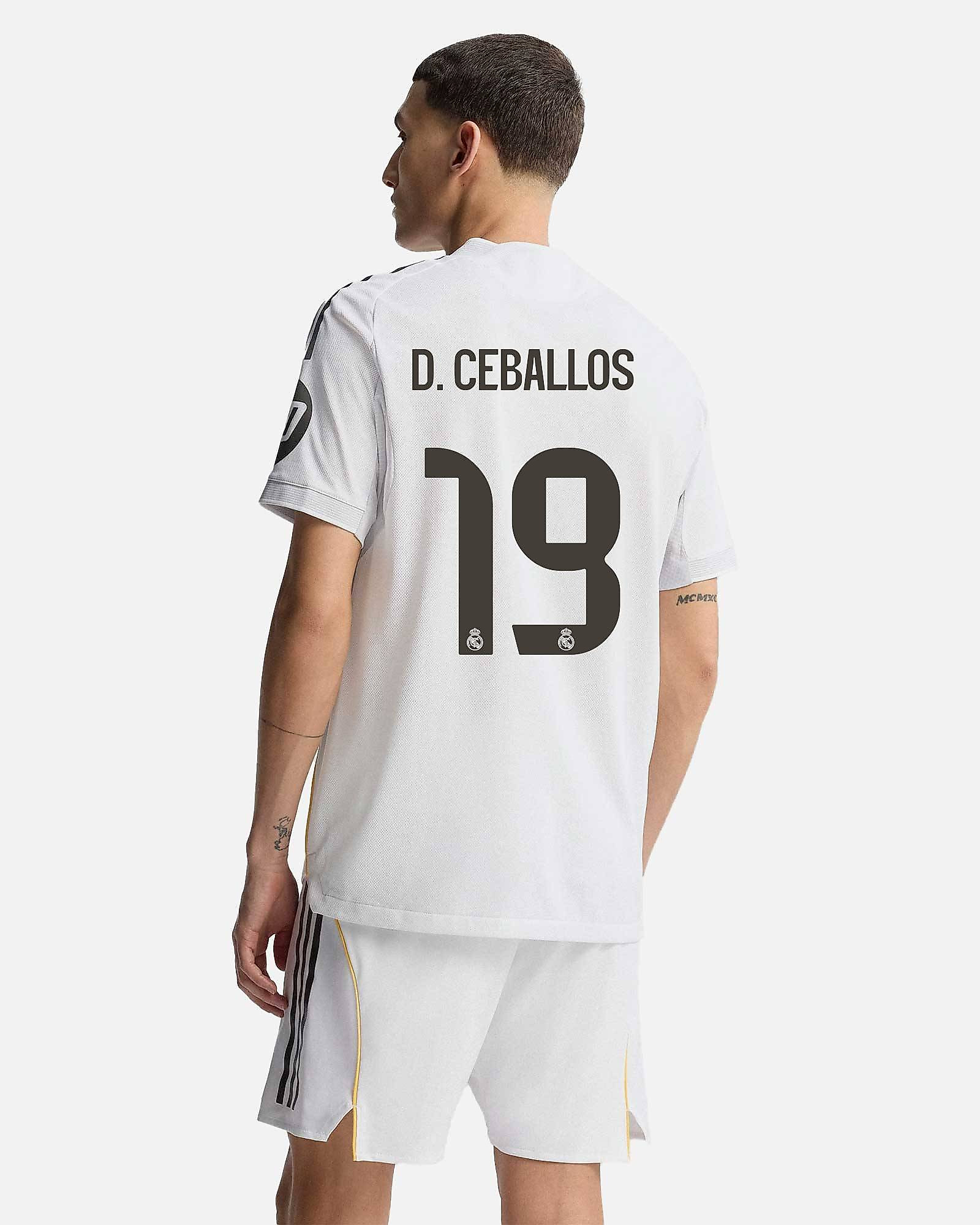 Camiseta 1ª Real Madrid 2025/2026 Authentic  D. Ceballos - Fútbol Factory