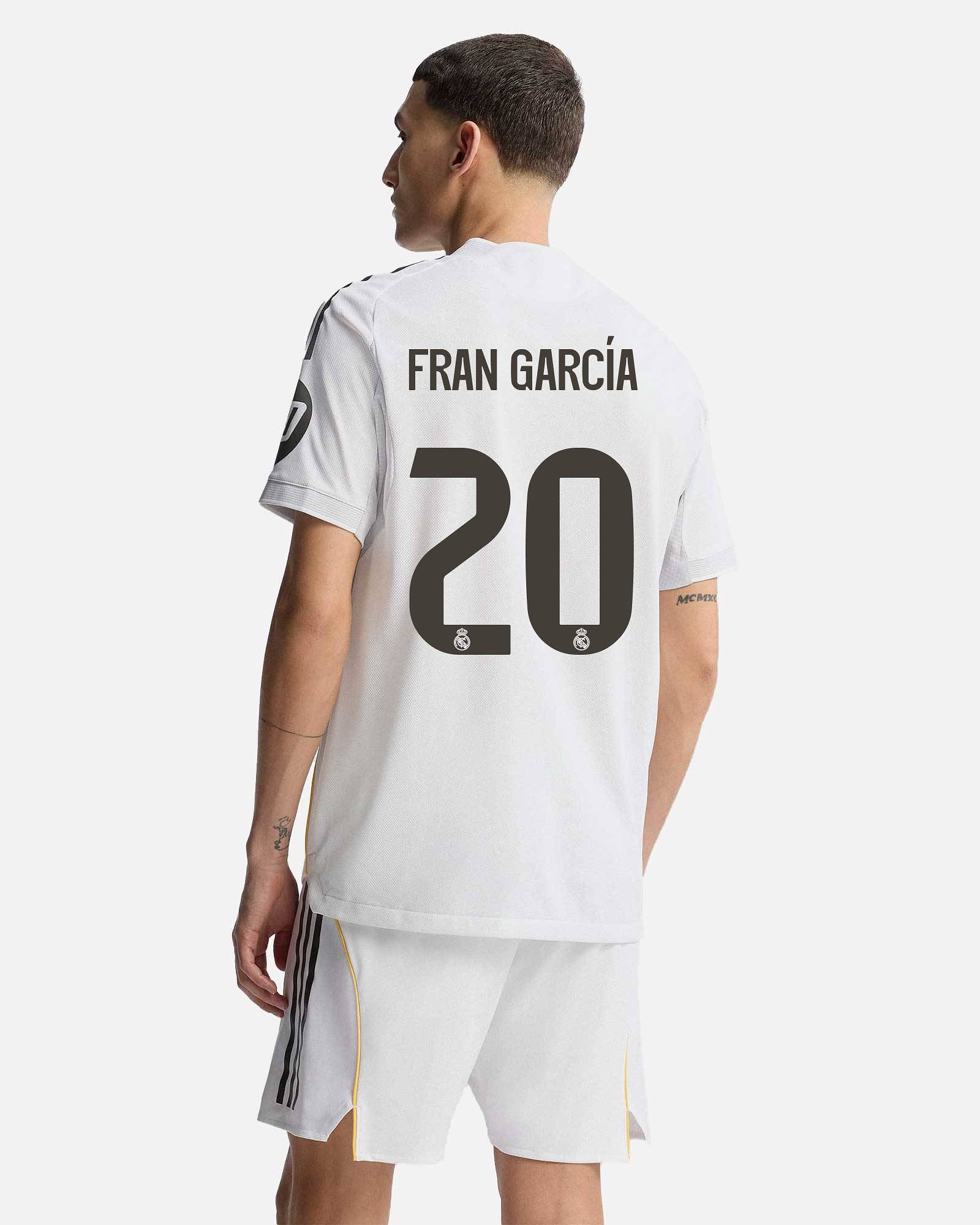 Camiseta 1ª Real Madrid 2025/2026 Authentic  Fran García - Fútbol Factory