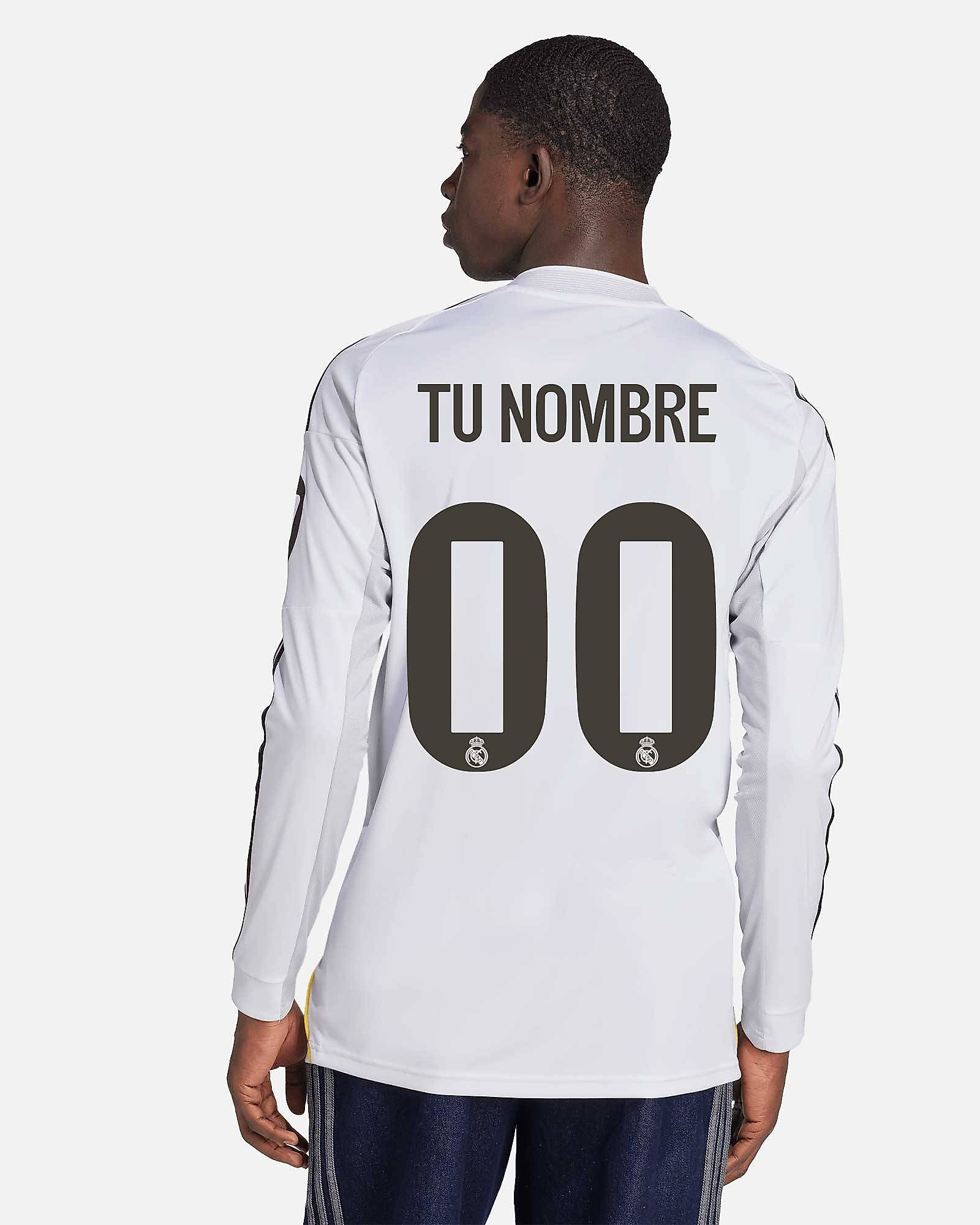 Camiseta manga larga 1ª Real Madrid 2025/2026  Personalizado - Fútbol Factory