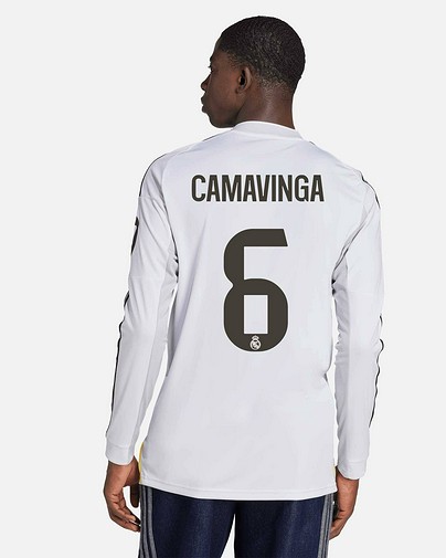 Camiseta manga larga 1ª Real Madrid 2025/2026  Camavinga