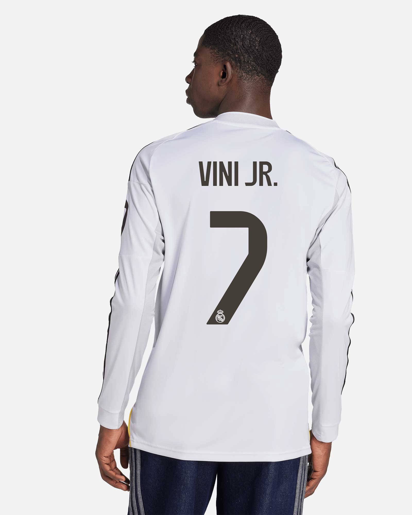 Camiseta manga larga 1ª Real Madrid 2025/2026 Vini Jr. Camiseta manga larga 1ª Real Madrid 2025/2026 Vini Jr. - Fútbol Factory