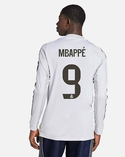 Camiseta manga larga 1ª Real Madrid 2025/2026  Mbappé