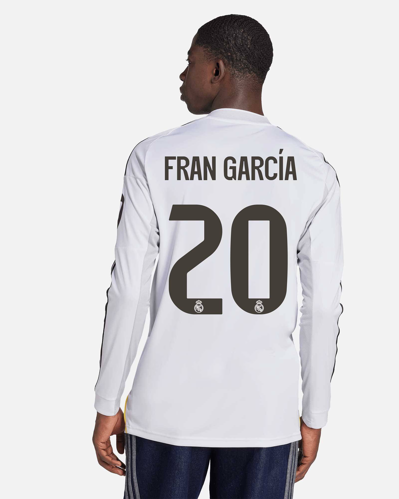 Camiseta manga larga 1ª Real Madrid 2025/2026  Fran García - Fútbol Factory