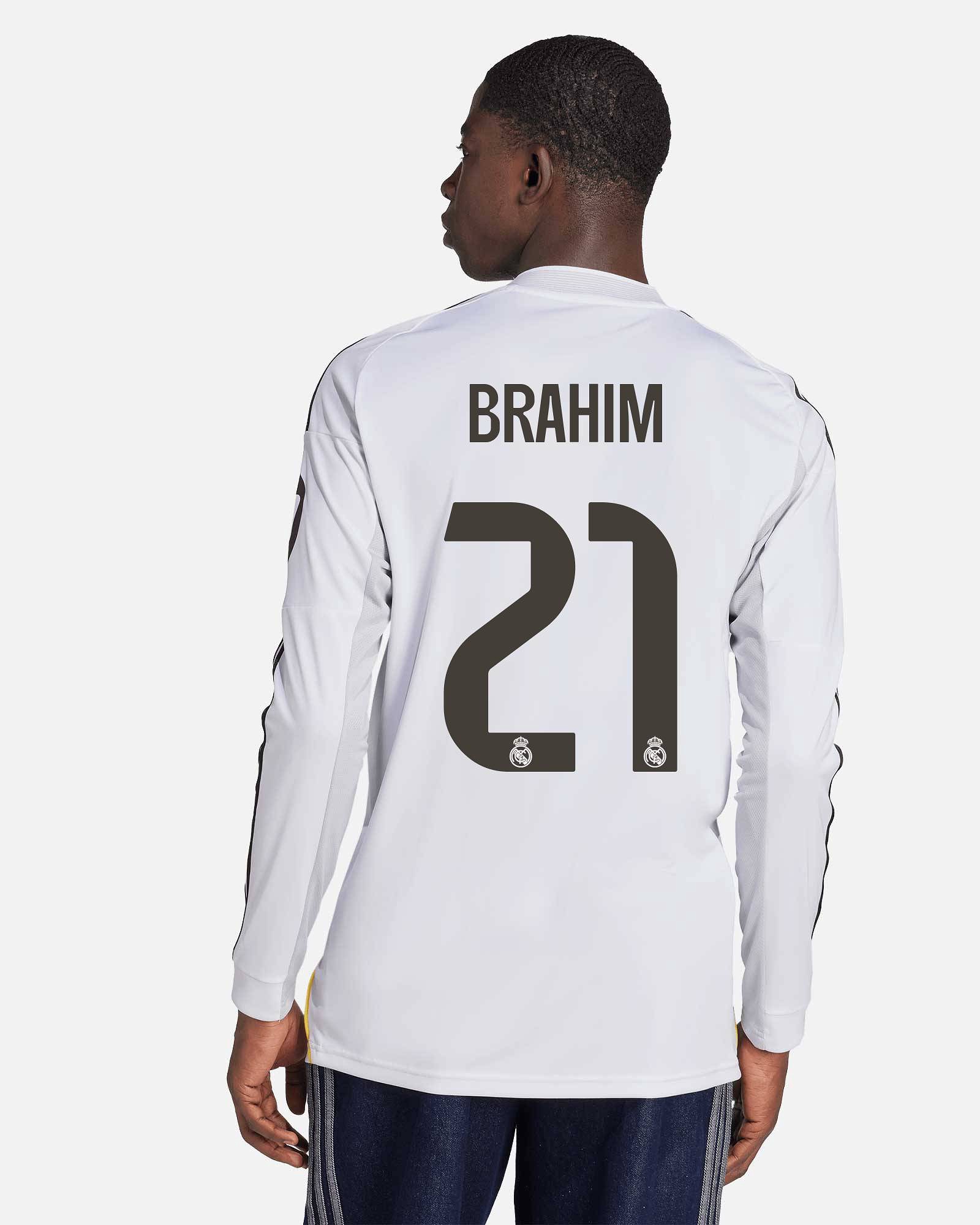 Camiseta de manga comprida 1ª Real Madrid 2025/2026 Brahim - Fútbol Factory