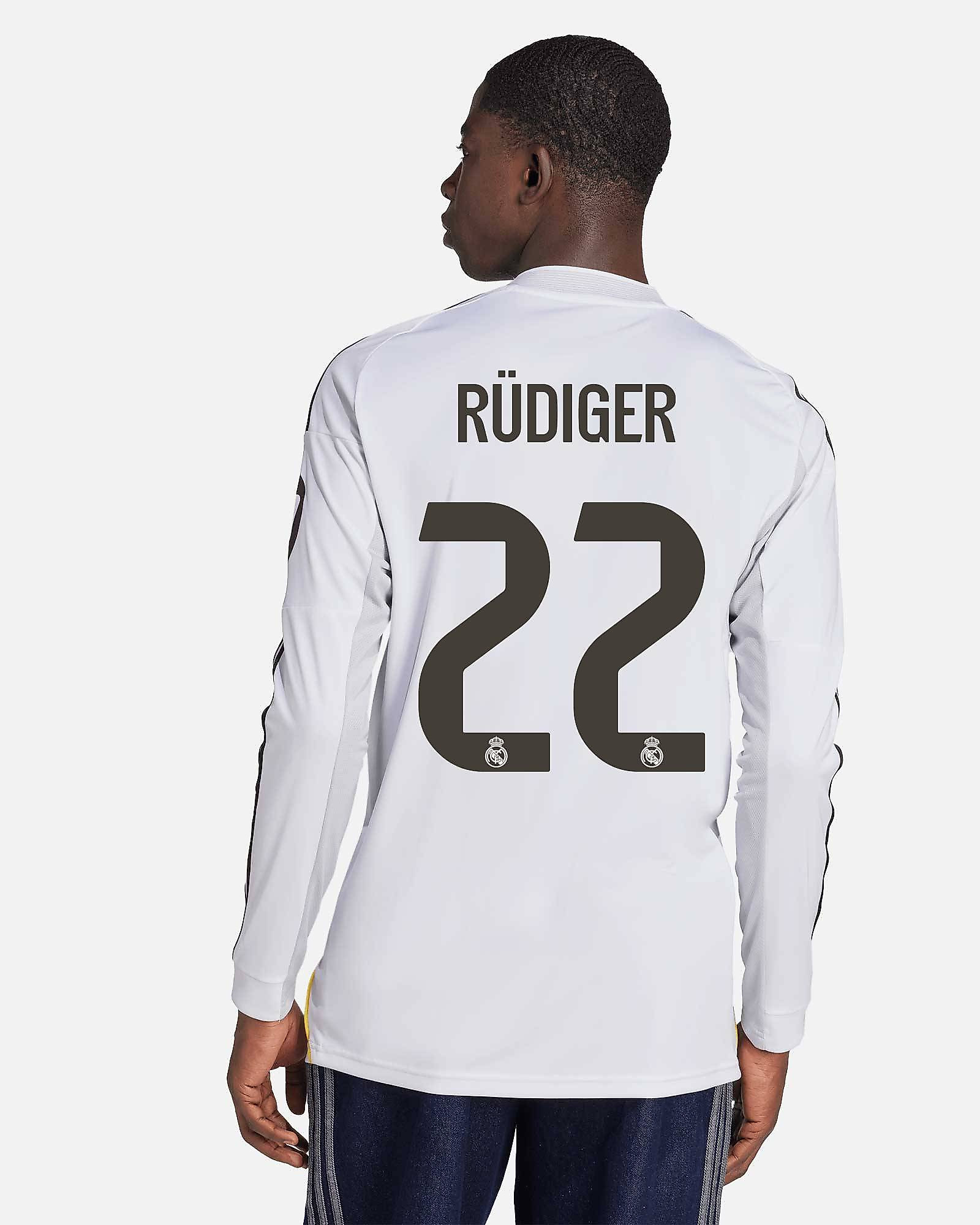 Camiseta manga larga 1ª Real Madrid 2025/2026  Rüdiger - Fútbol Factory