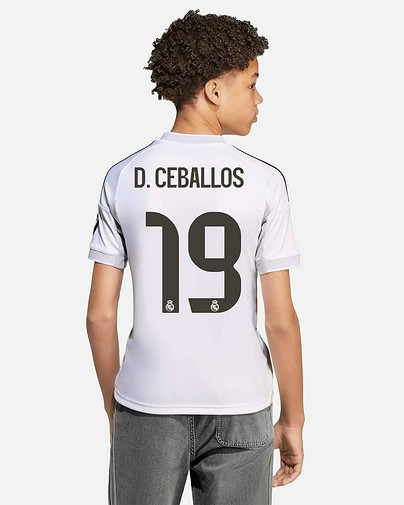 Camiseta 1ª Real Madrid 2025/2026 D. Ceballos