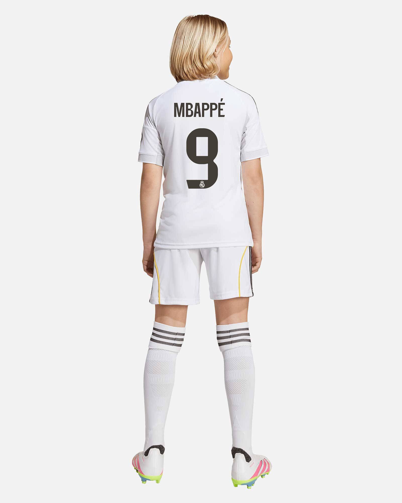 Conjunto 1ª Real Madrid 2025/2026 Mbappé - Fútbol Factory
