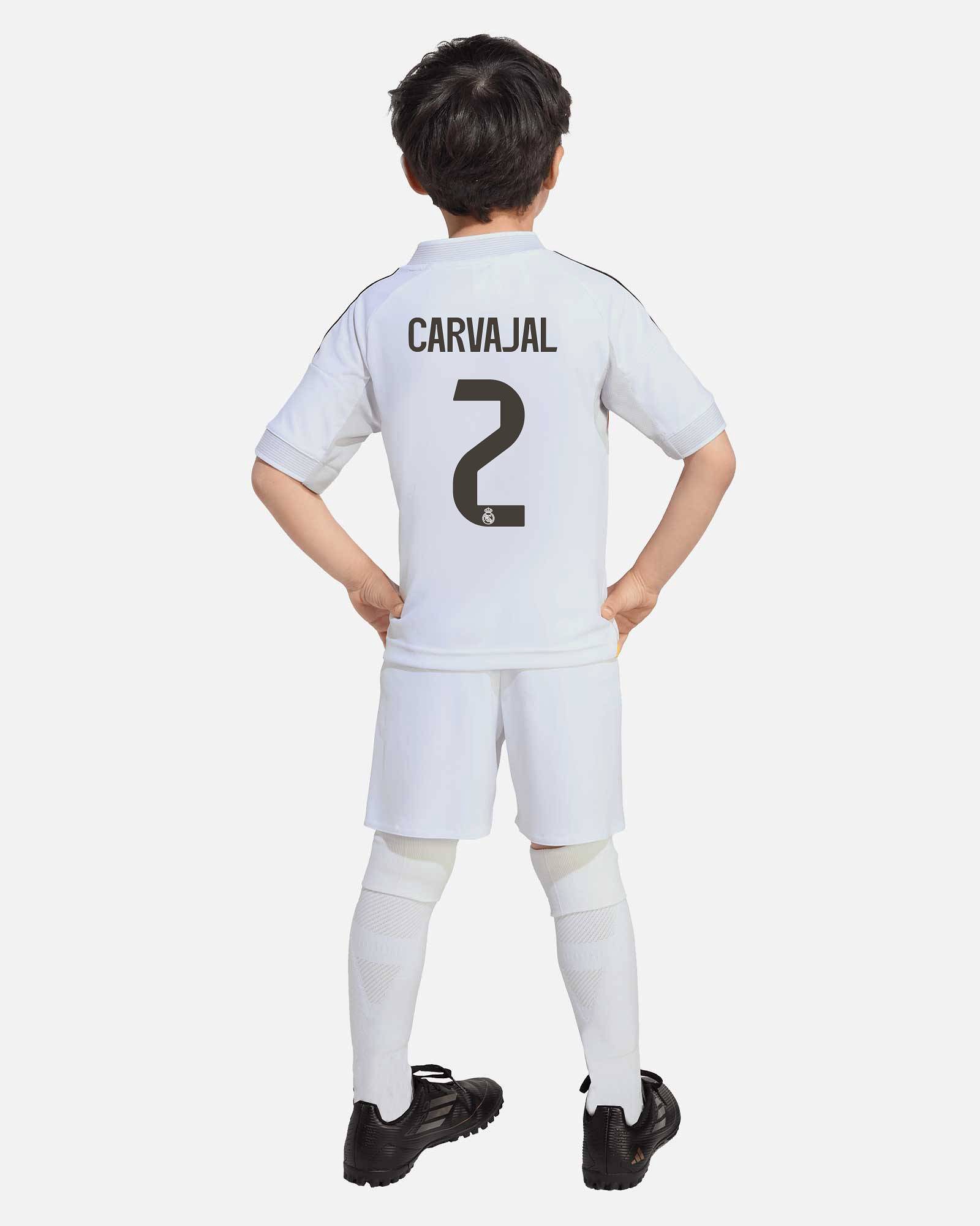  Mini conjunto 1ª Real Madrid 2025/2026 Carvajal - Fútbol Factory