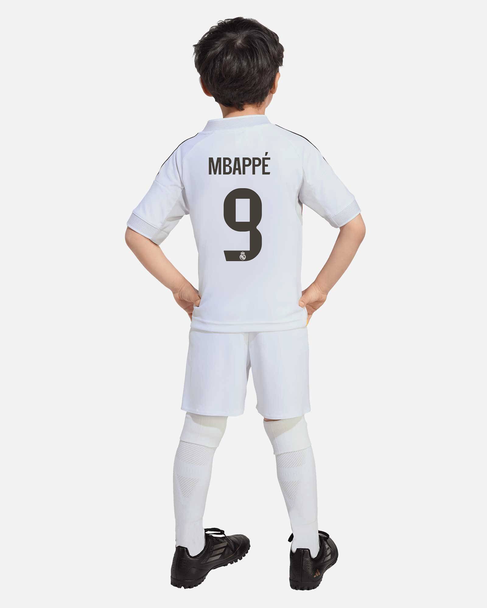  Mini conjunto 1ª Real Madrid 2025/2026 Mbappé - Fútbol Factory