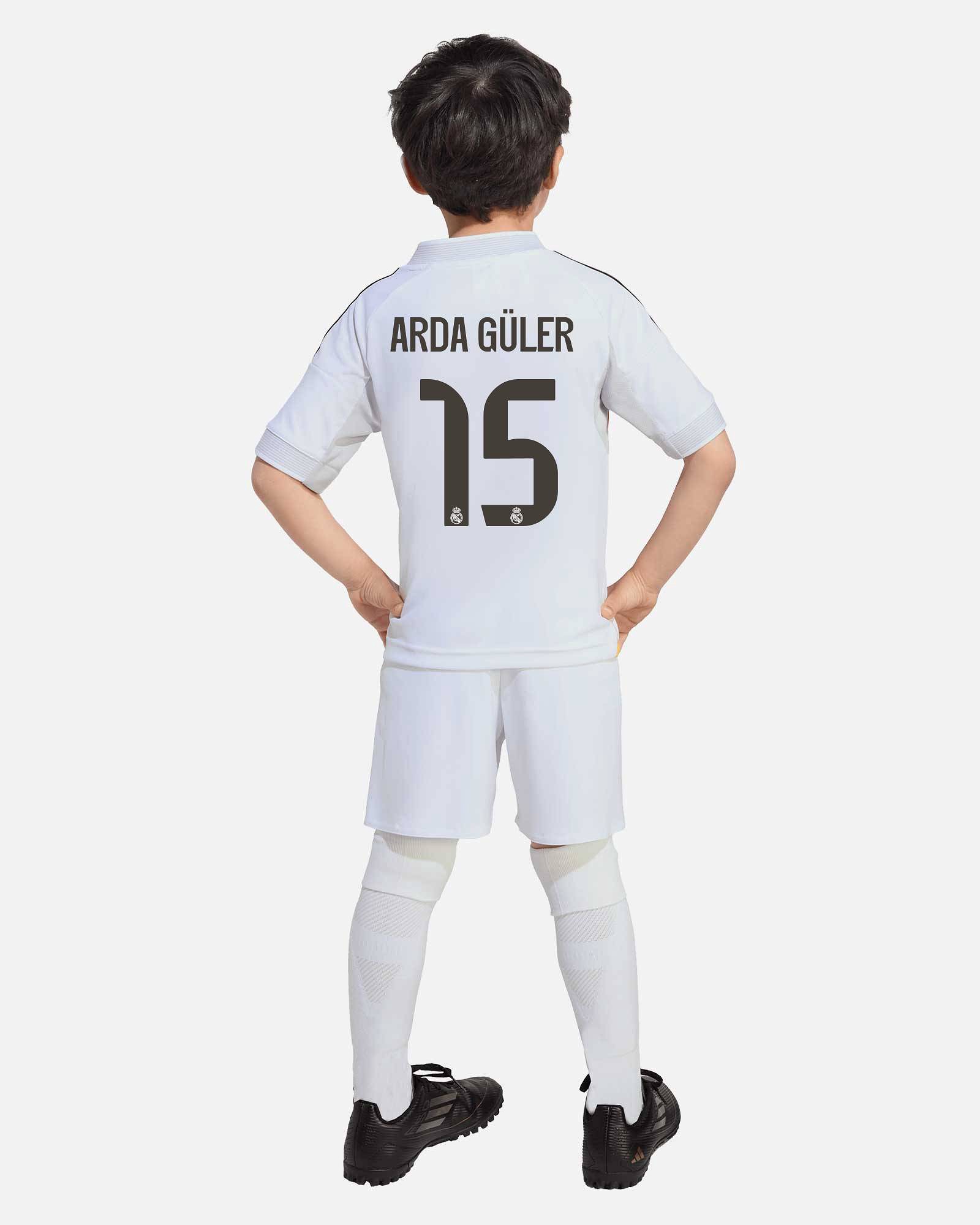 Mini conjunto 1ª Real Madrid 2025/2026 Arda Güler Mini conjunto 1ª Real Madrid 2025/2026 Arda Güler - Fútbol Factory