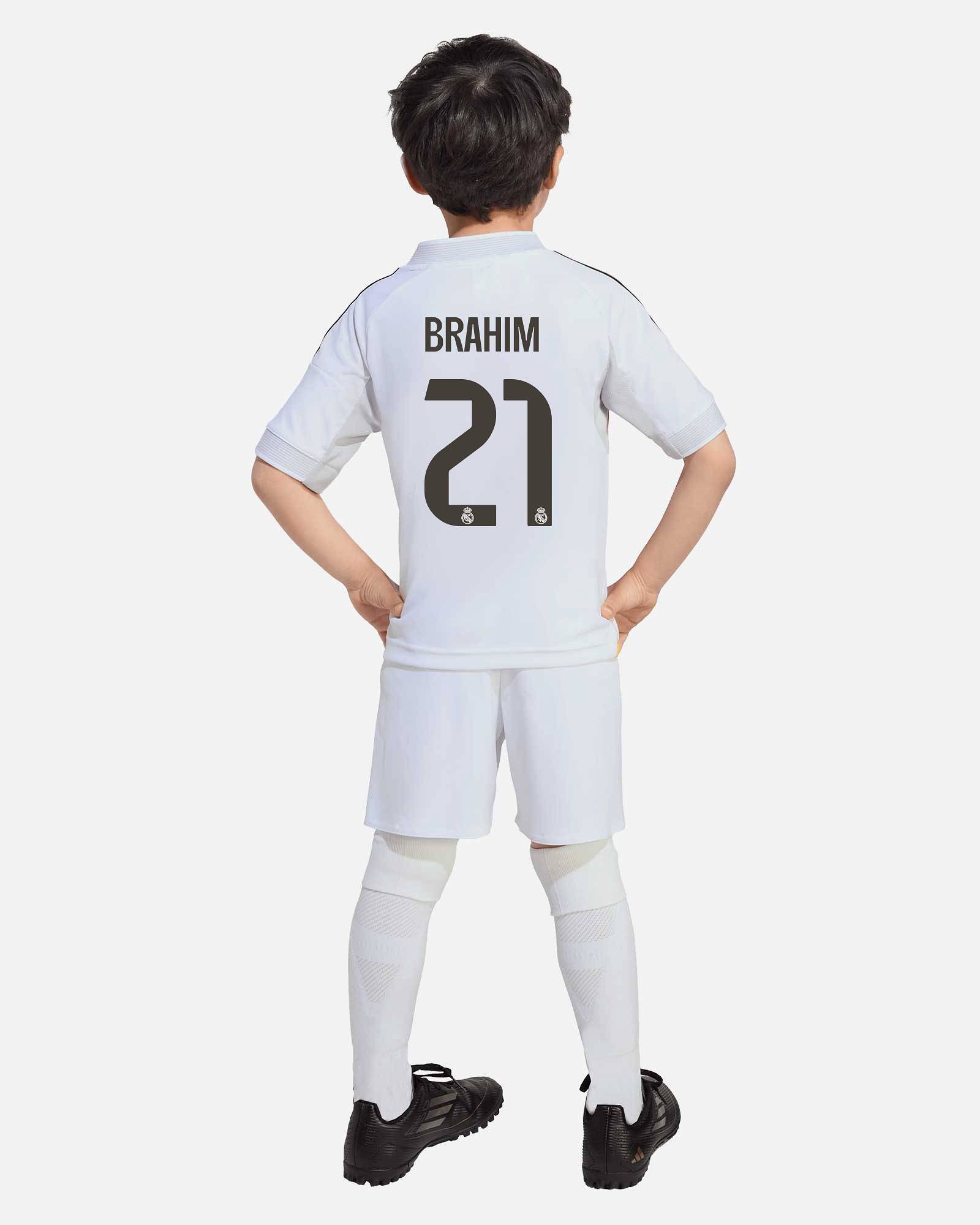  Mini conjunto 1ª Real Madrid 2025/2026 Brahim - Fútbol Factory