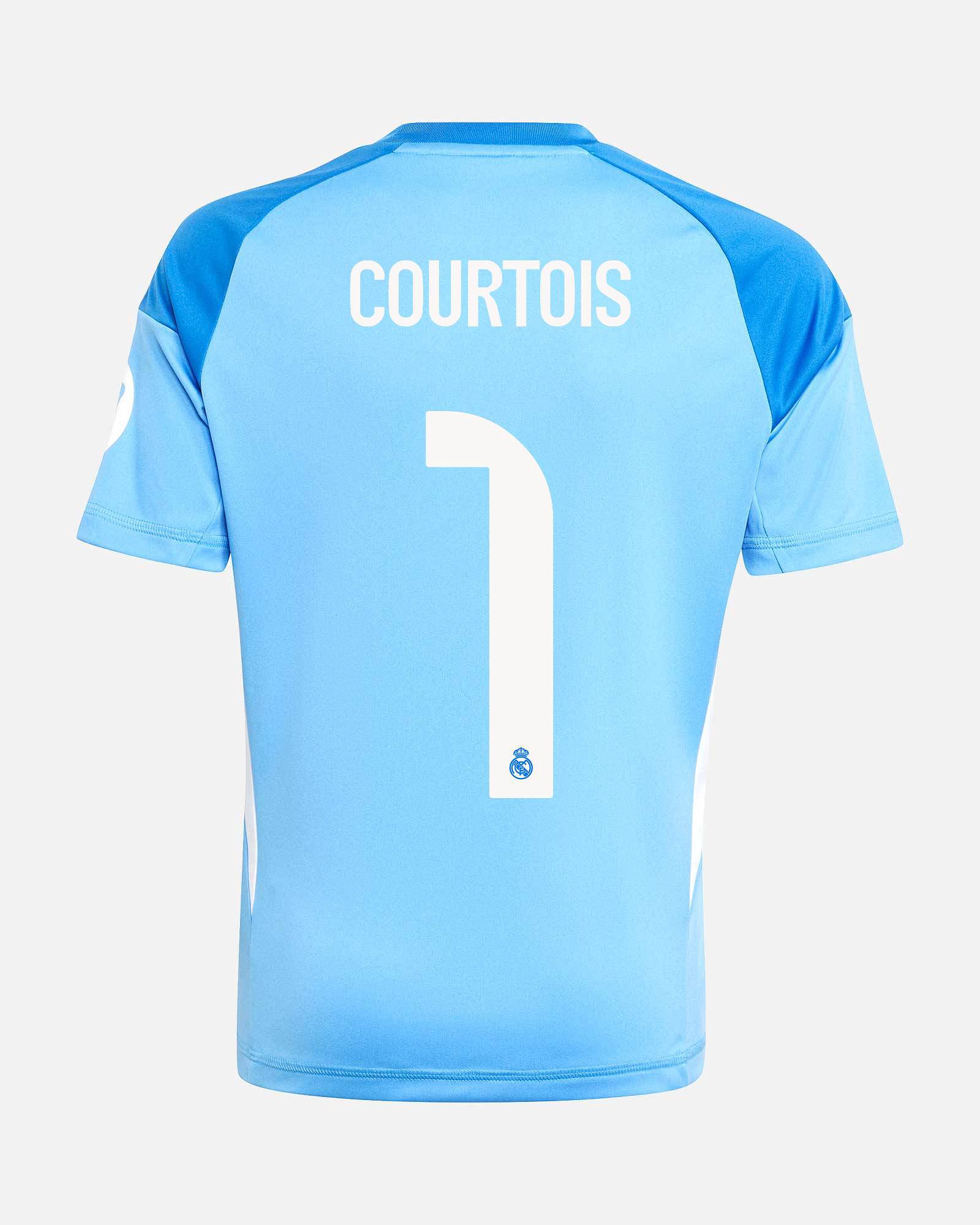 Conjunto de portero 1ª Real Madrid 2025/2026 Courtois para Niño