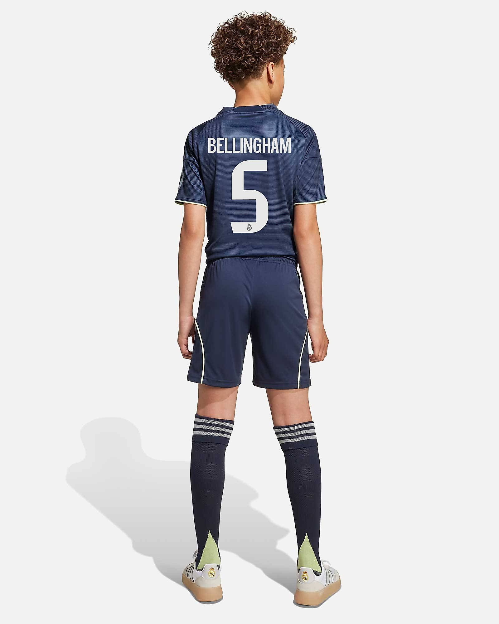 Conjunto 2ª Real Madrid 2025/2026 Bellingham - Fútbol Factory