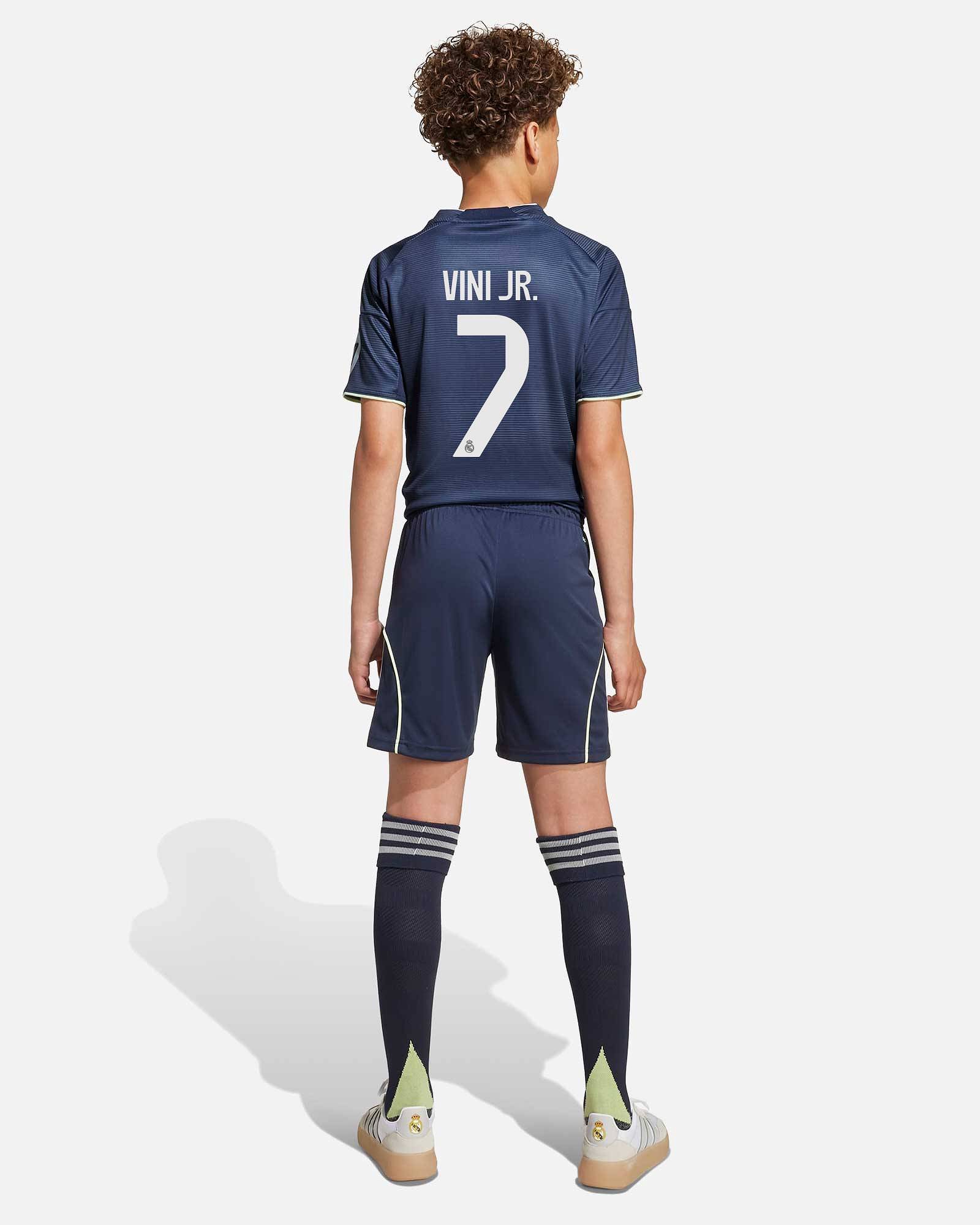 Conjunto 2ª Real Madrid 2025/2026 Vini Jr. - Fútbol Factory