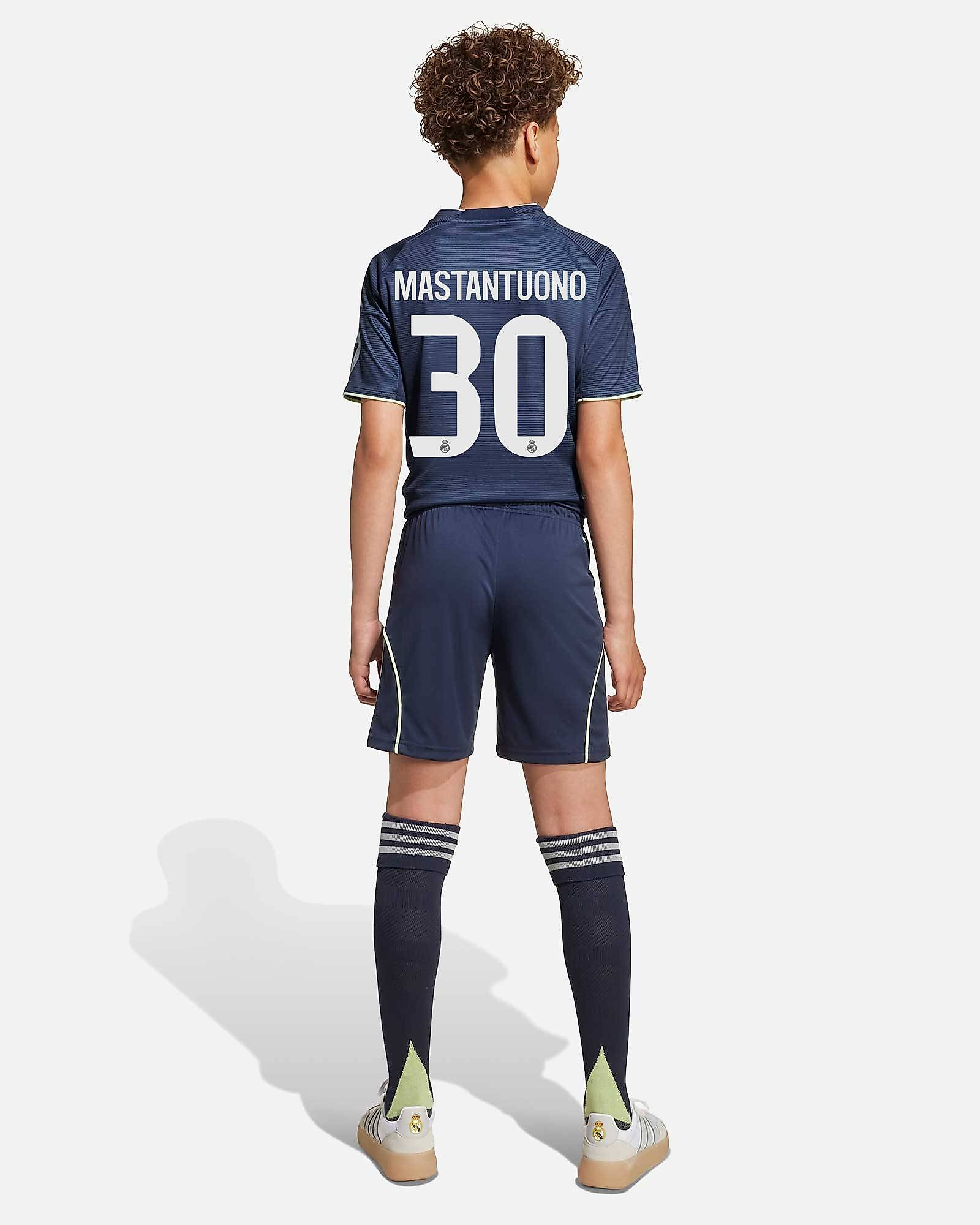 Conjunto 2ª Real Madrid 2025/2026 Mastantuono - Fútbol Factory