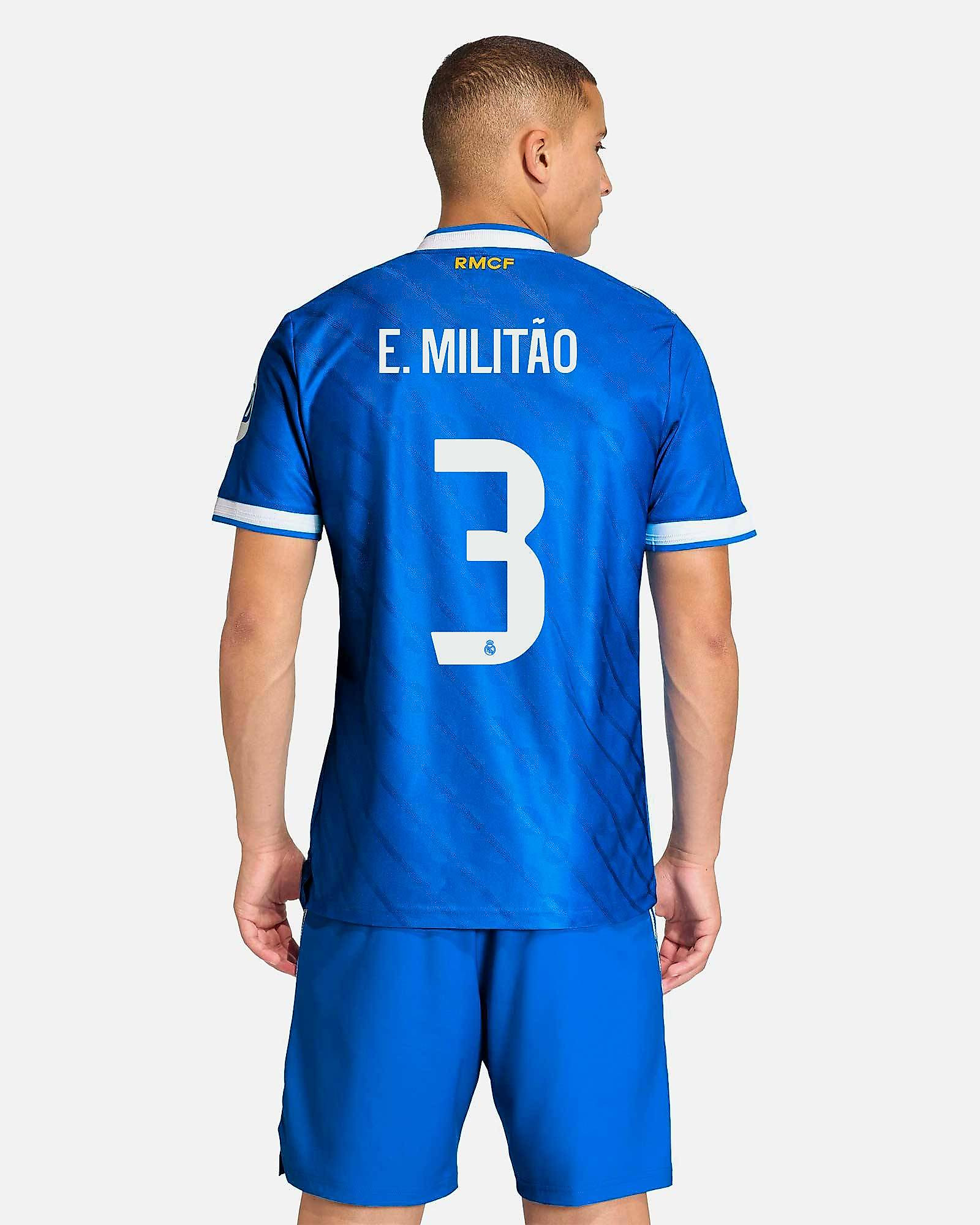 Camiseta 3ª Real Madrid 2025/2026 Authentic  E. Militão - Fútbol Factory