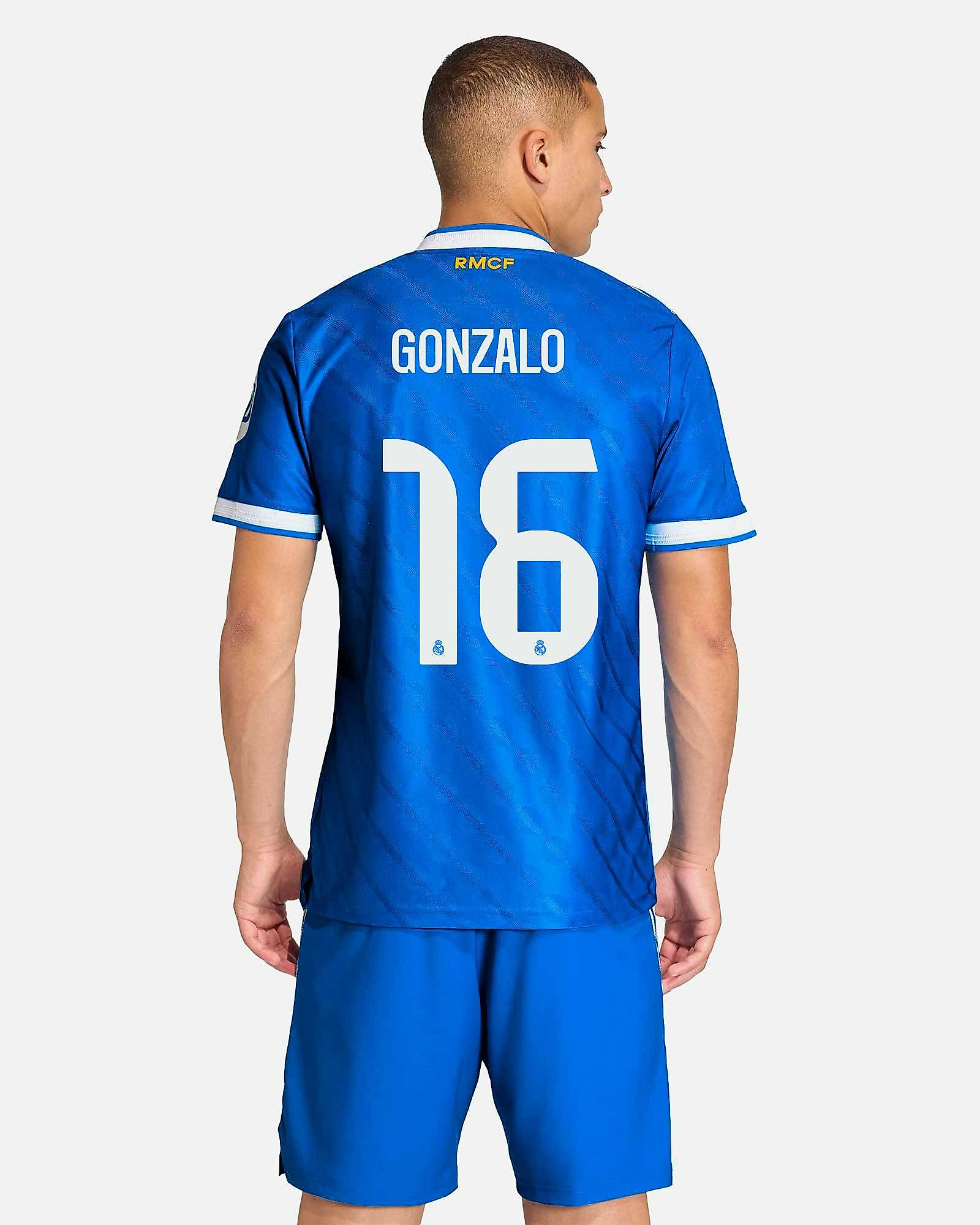 Camiseta 3ª Real Madrid 2025/2026 Authentic Gonzalo Camiseta 3ª Real Madrid 2025/2026 Authentic Gonzalo - Fútbol Factory