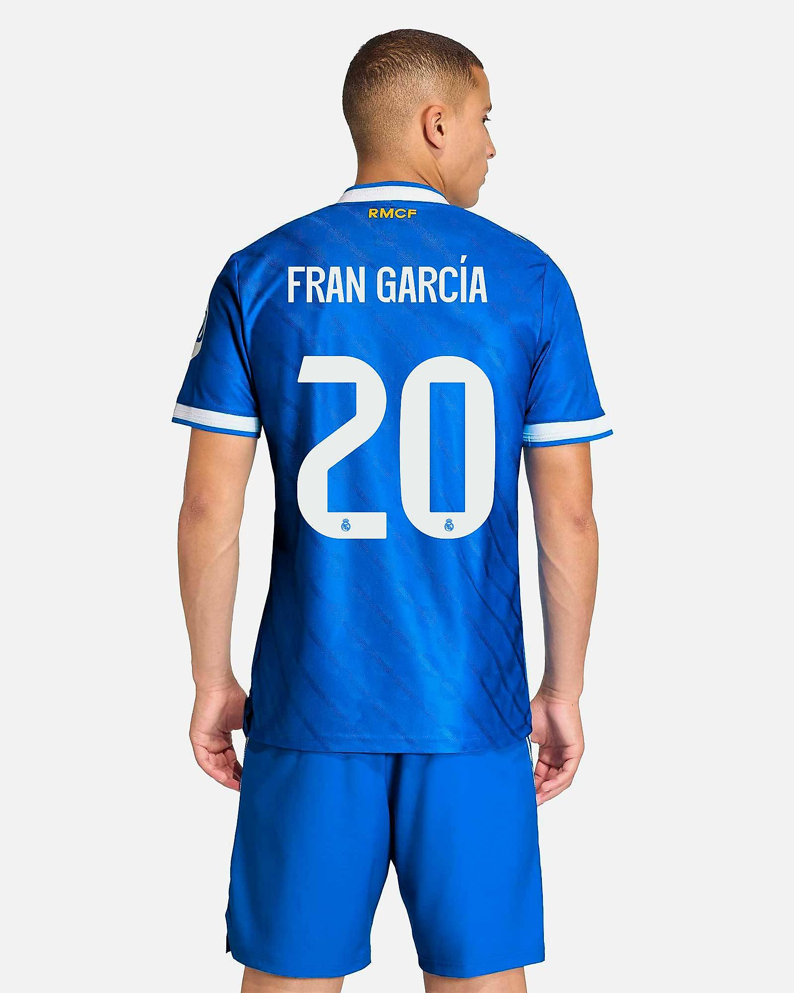 Camiseta 3ª Real Madrid 2025/2026 Authentic Fran García Camiseta 3ª Real Madrid 2025/2026 Authentic Fran García - Fútbol Factory