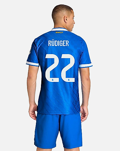 Camiseta 3ª Real Madrid 2025/2026 Authentic  Rüdiger