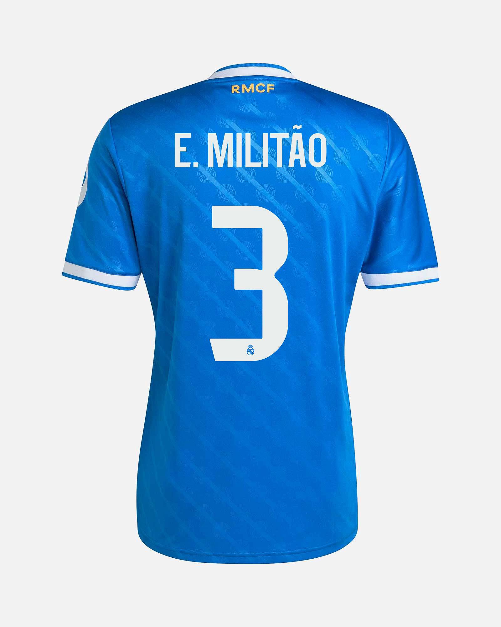 Camiseta 3ª Real Madrid 2025/2026 E. Militão Camiseta 3ª Real Madrid 2025/2026 E. Militão - Fútbol Factory