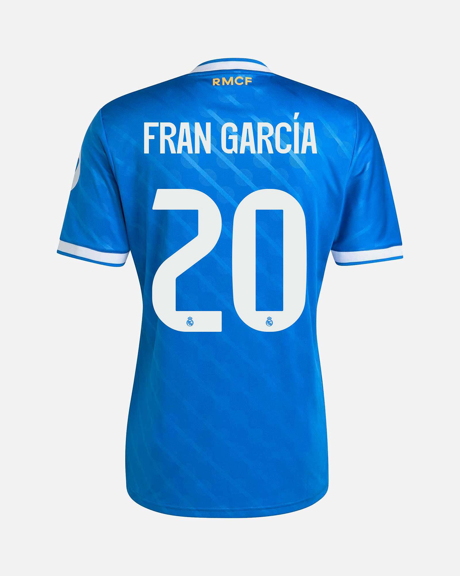 Camiseta 3ª Real Madrid 2025/2026 Fran García Camiseta 3ª Real Madrid 2025/2026 Fran García - Fútbol Factory