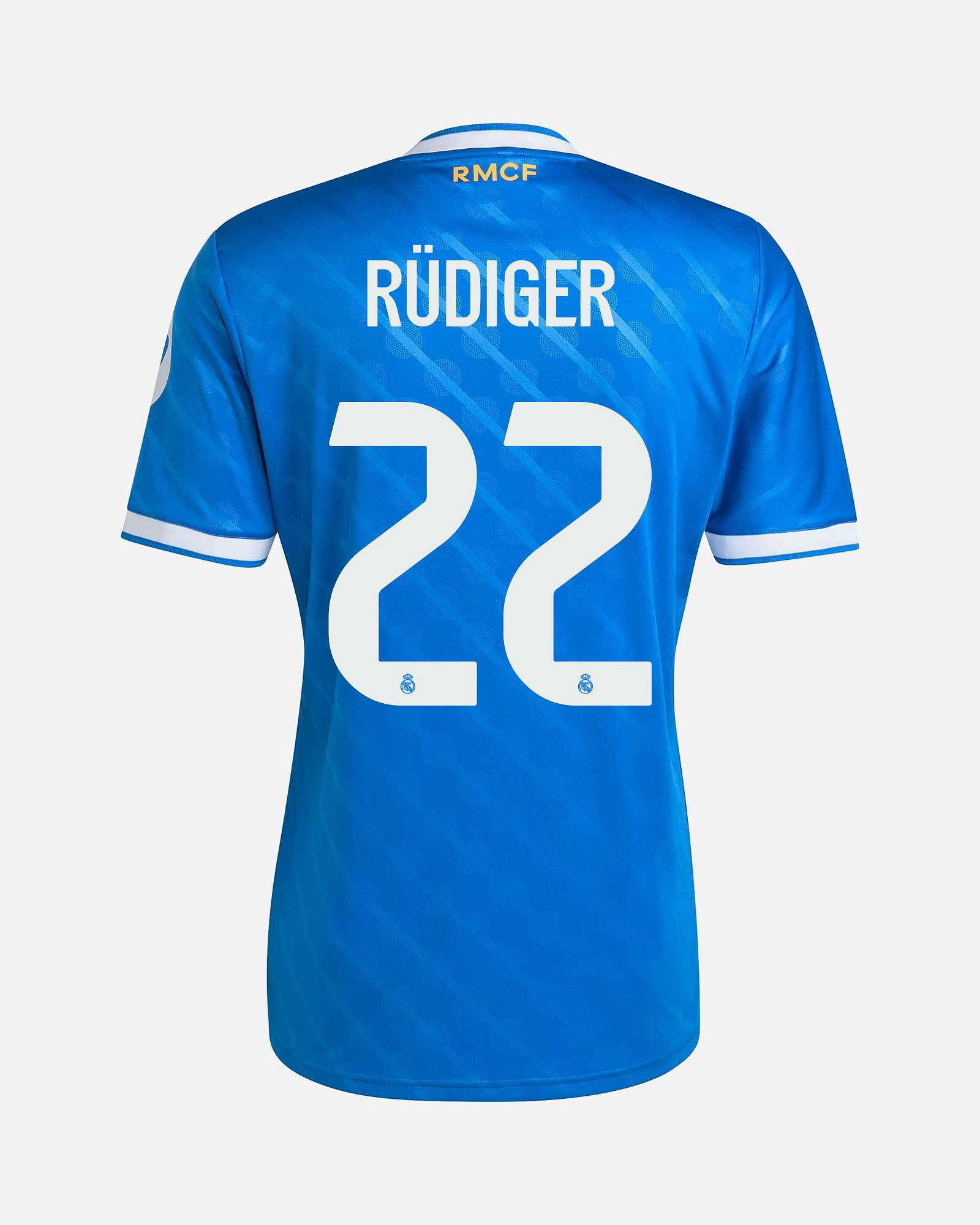 Camiseta 3ª Real Madrid 2025/2026 Rüdiger - Fútbol Factory