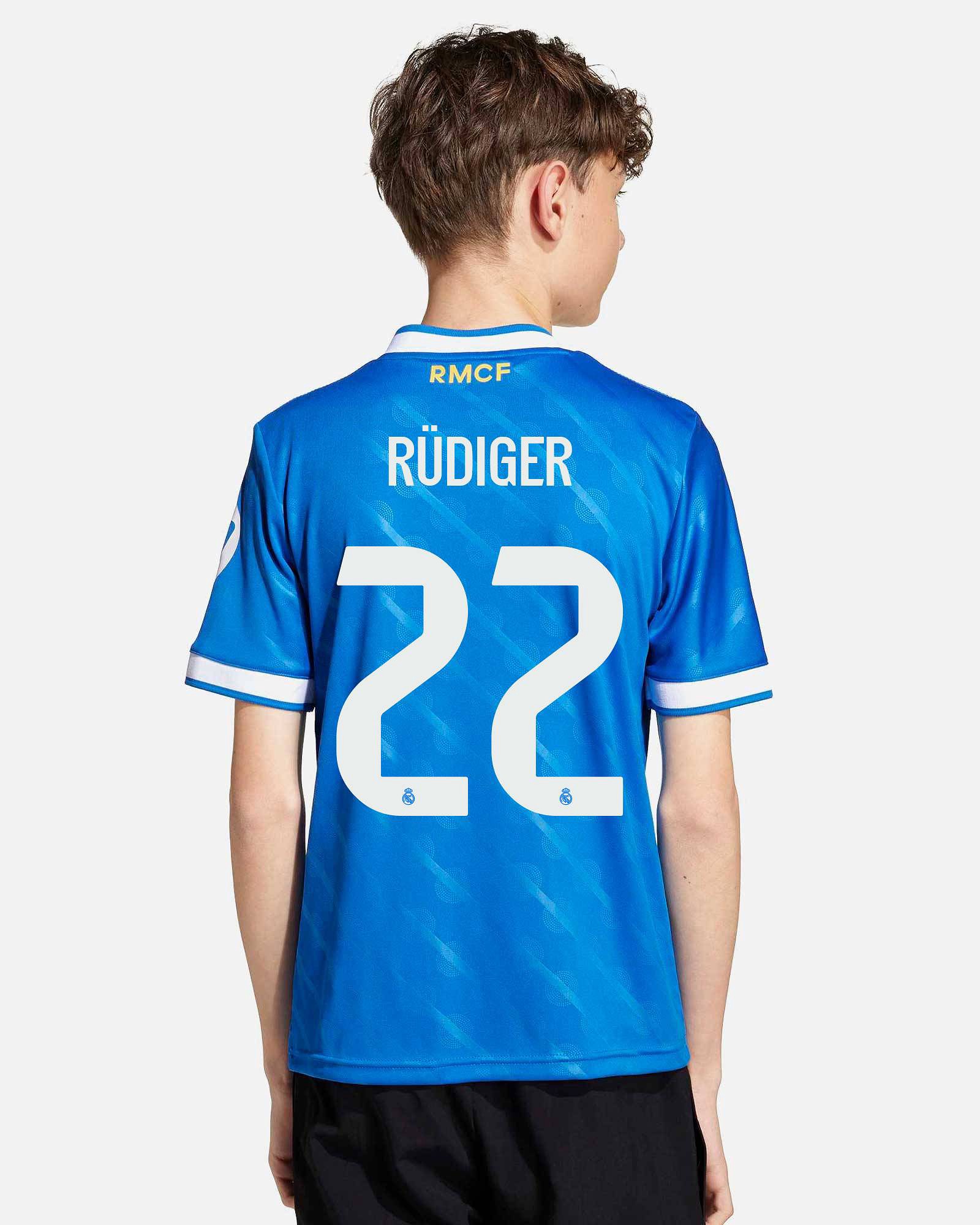 Camiseta 3ª Real Madrid 2025/2026 Rüdiger - Fútbol Factory