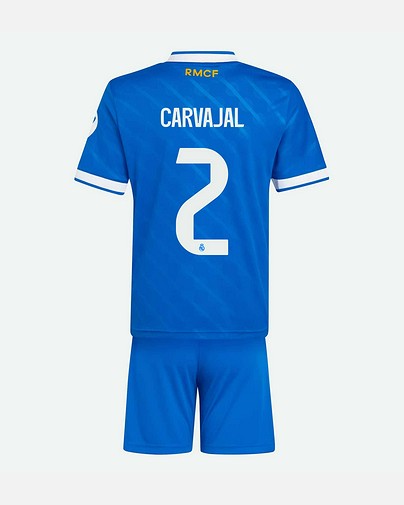 Conjunto 3ª Real Madrid 2025/2026 Carvajal