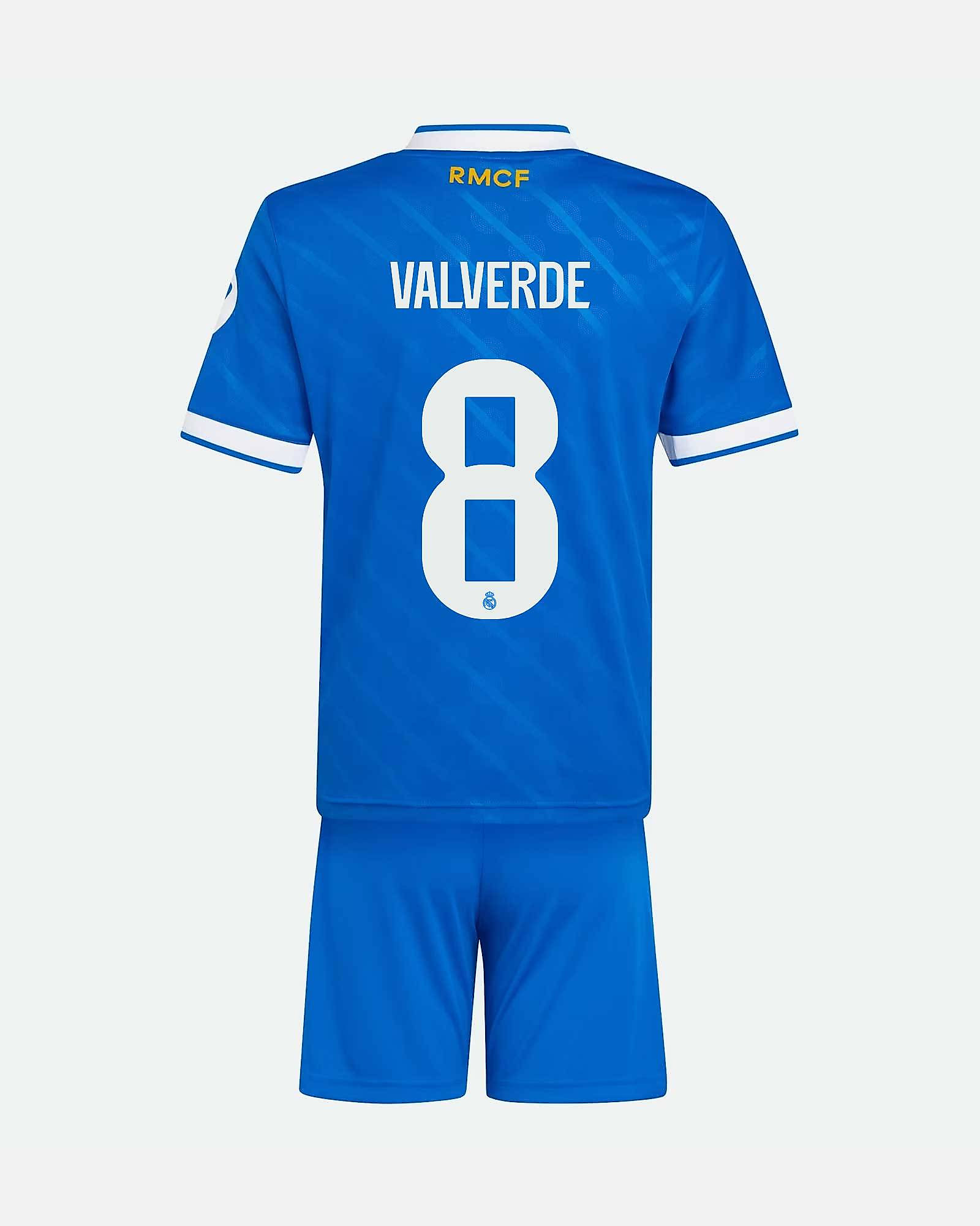 Conjunto 3ª Real Madrid 2025/2026 Valverde - Fútbol Factory