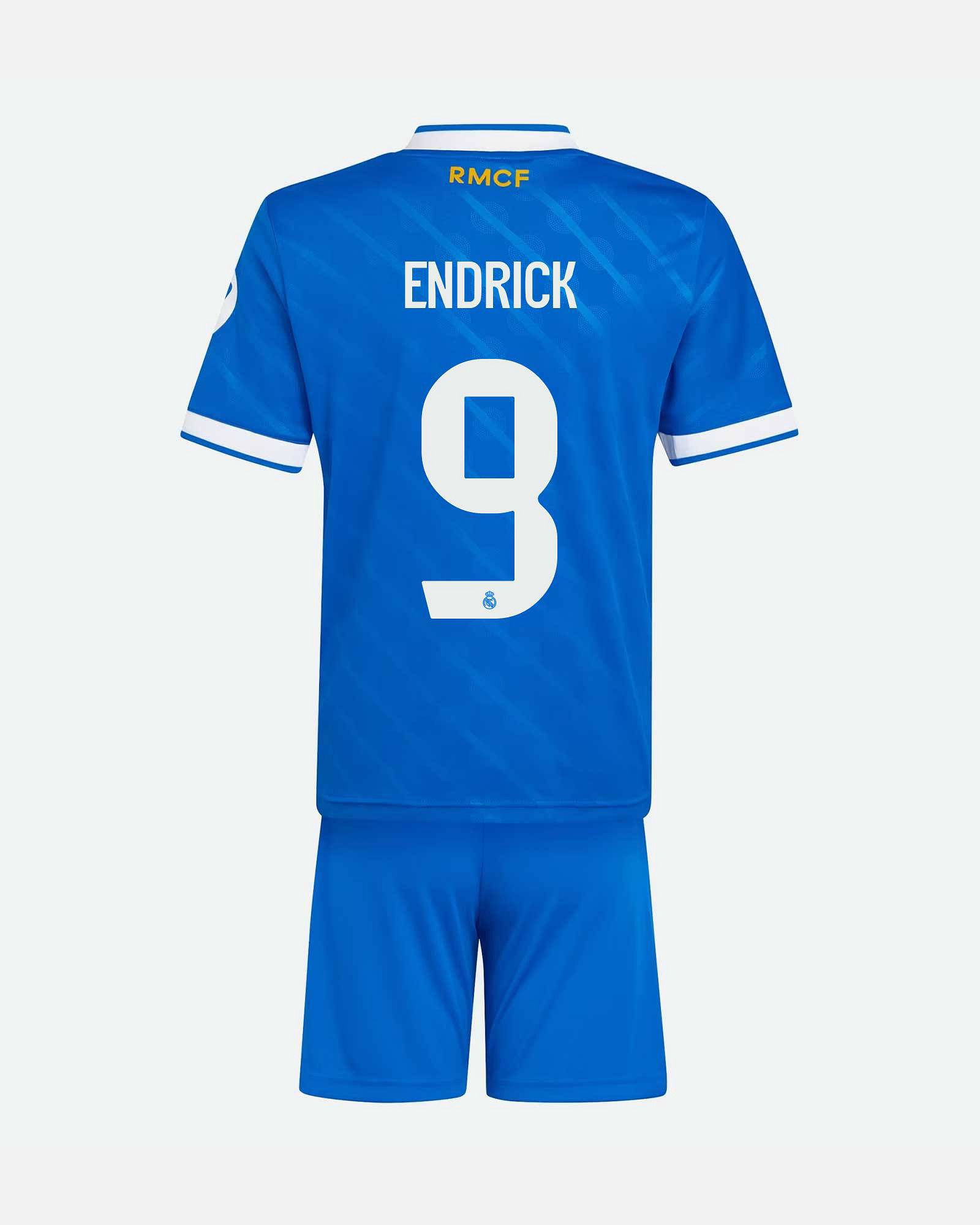 Conjunto 3ª Real Madrid 2025/2026 Endrick - Fútbol Factory