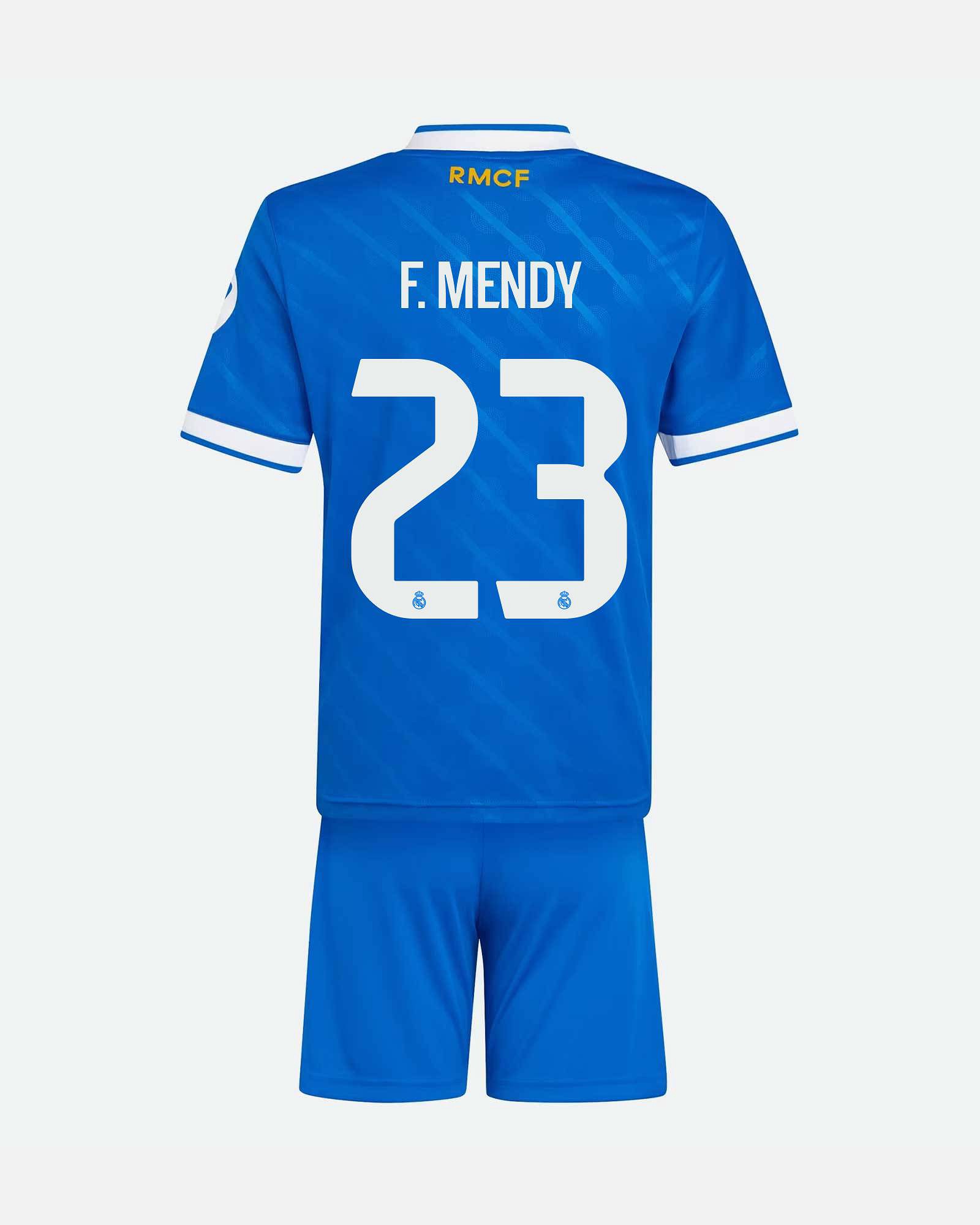 Conjunto 3ª Real Madrid 2025/2026 F. Mendy - Fútbol Factory
