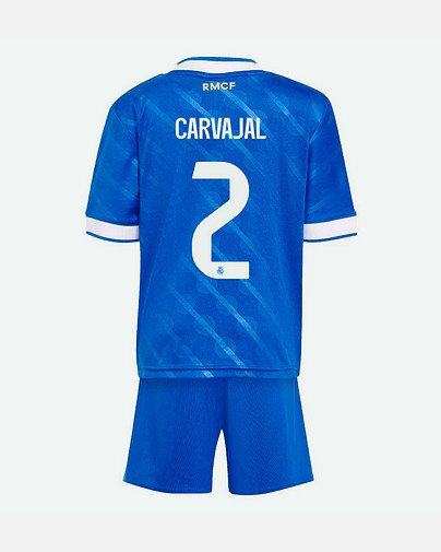 Mini conjunto 3ª Real Madrid 2025/2026 Carvajal