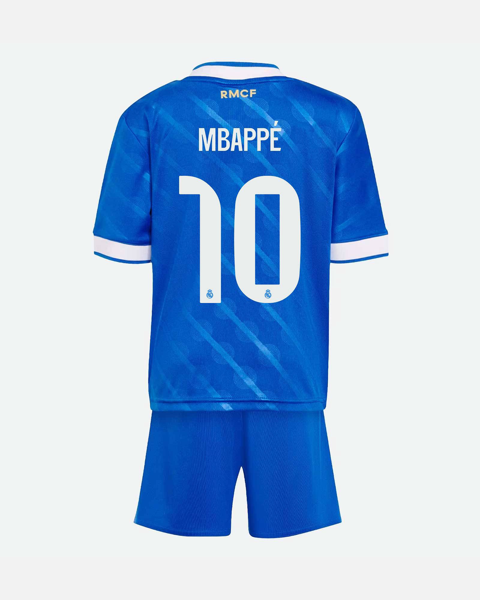 Mini conjunto 3ª Real Madrid 2025/2026 Mbappé - Fútbol Factory
