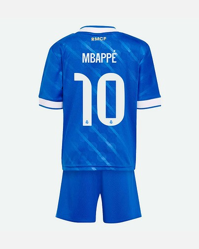 Mini conjunto 3ª Real Madrid 2025/2026 Mbappé