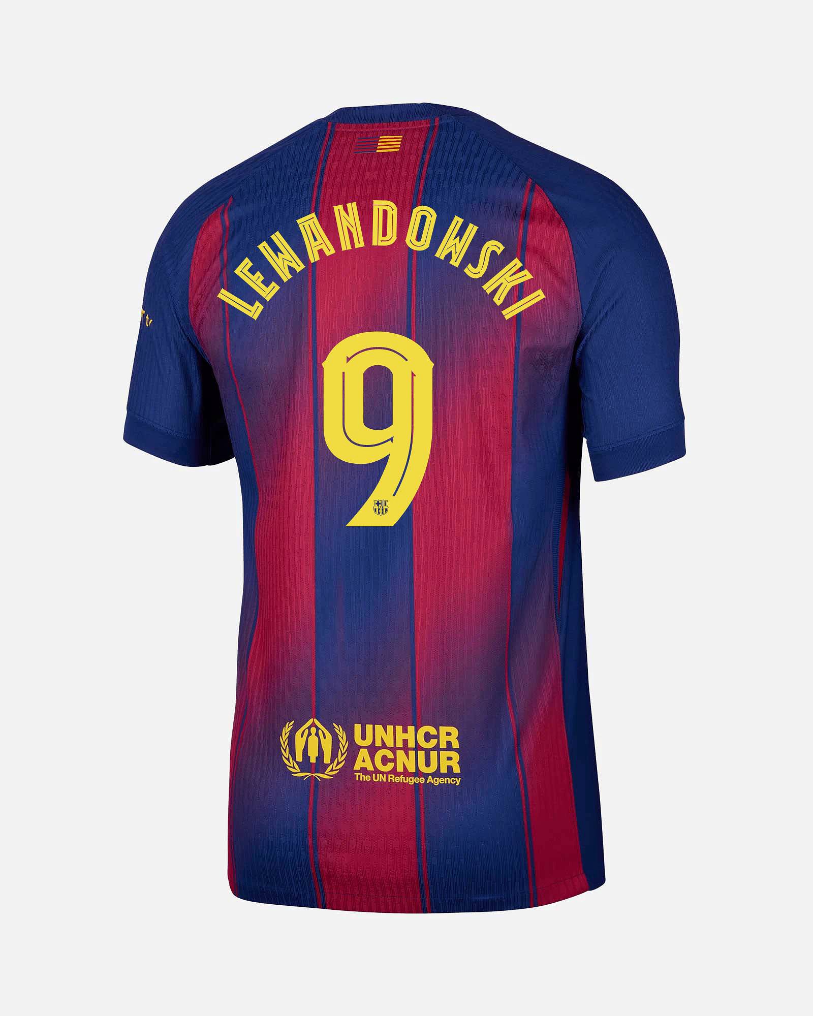 Camiseta 1ª FC Barcelona 2025/2026 Match Lewandowski - Fútbol Factory