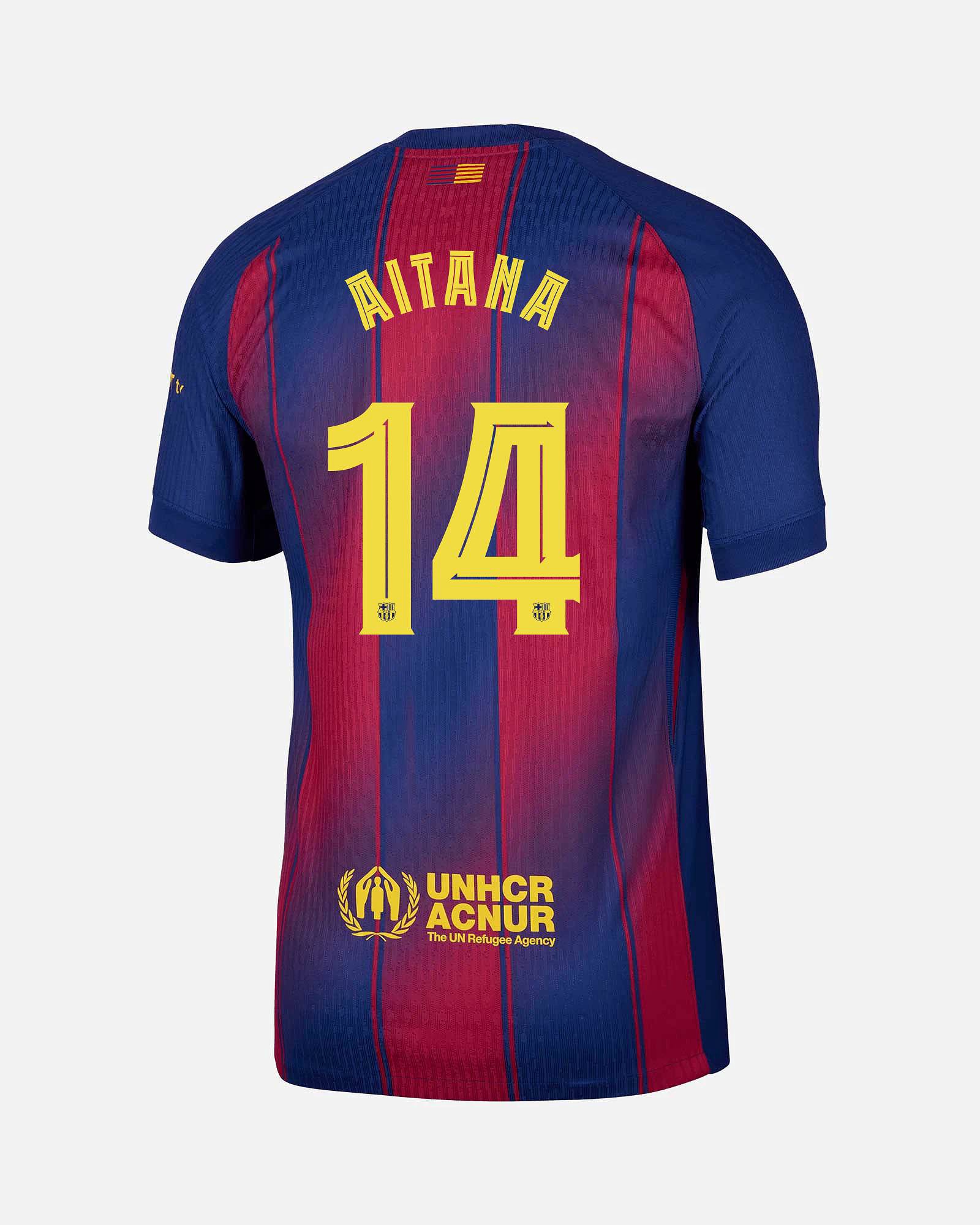 Camiseta 1ª FC Barcelona 2025/2026 Match Aitana - Fútbol Factory