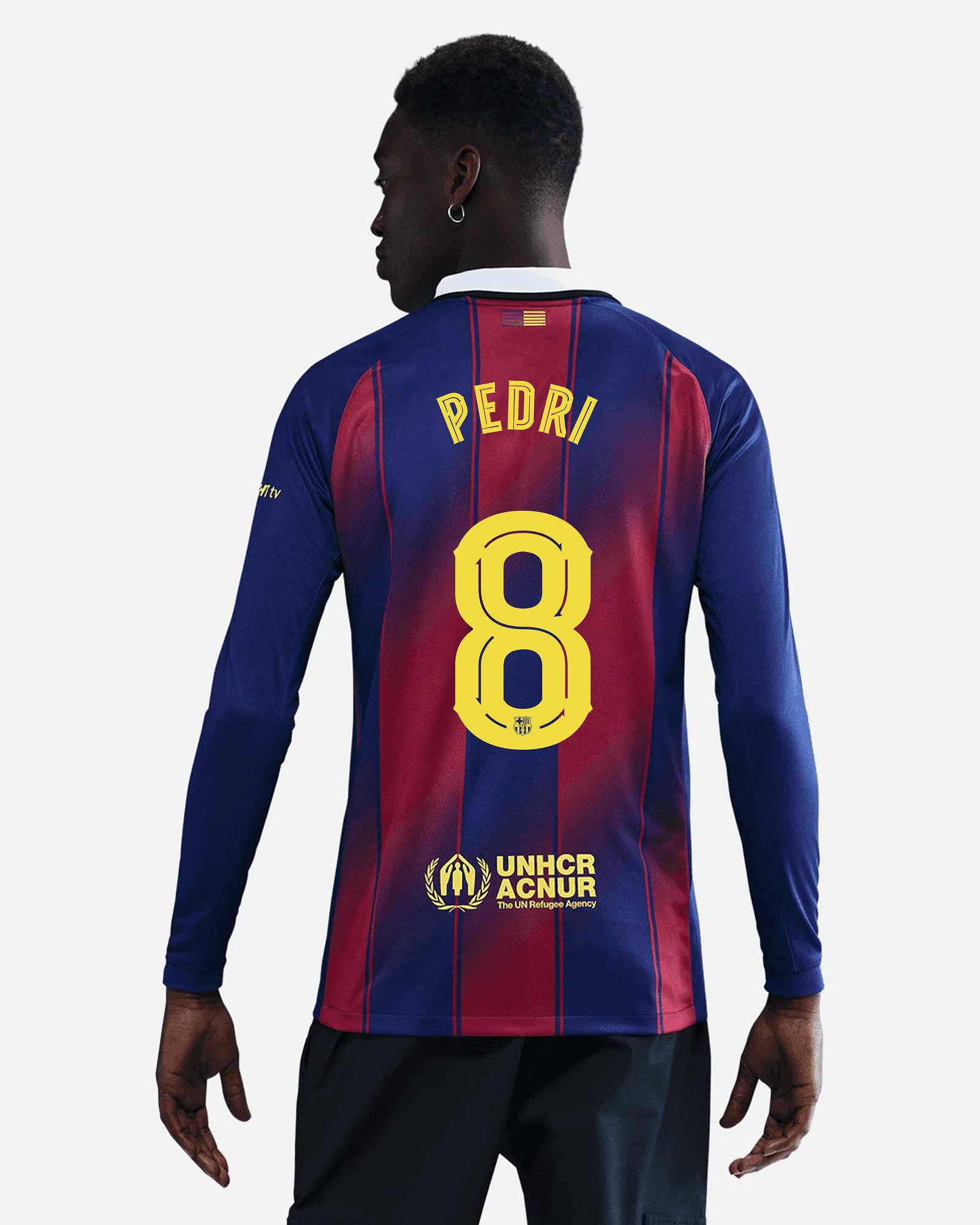 Camiseta manga larga 1ª FC Barcelona 2025/2026  Pedri - Fútbol Factory