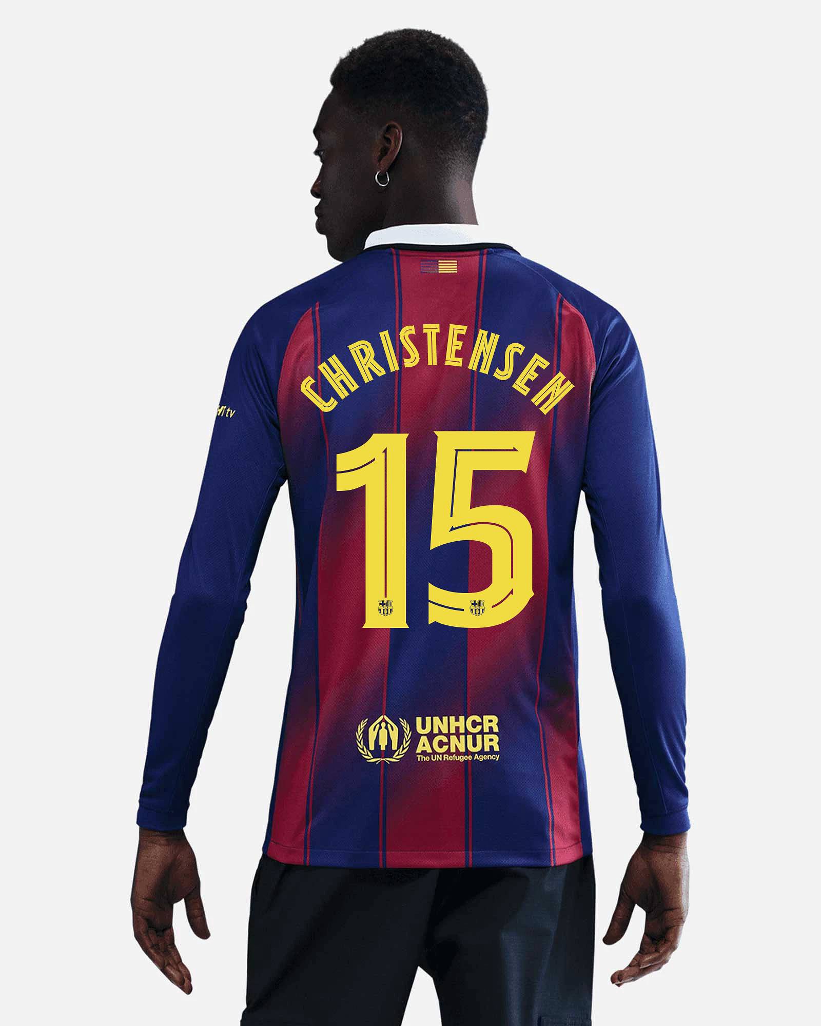 Camiseta manga larga 1ª FC Barcelona 2025/2026  Christensen - Fútbol Factory