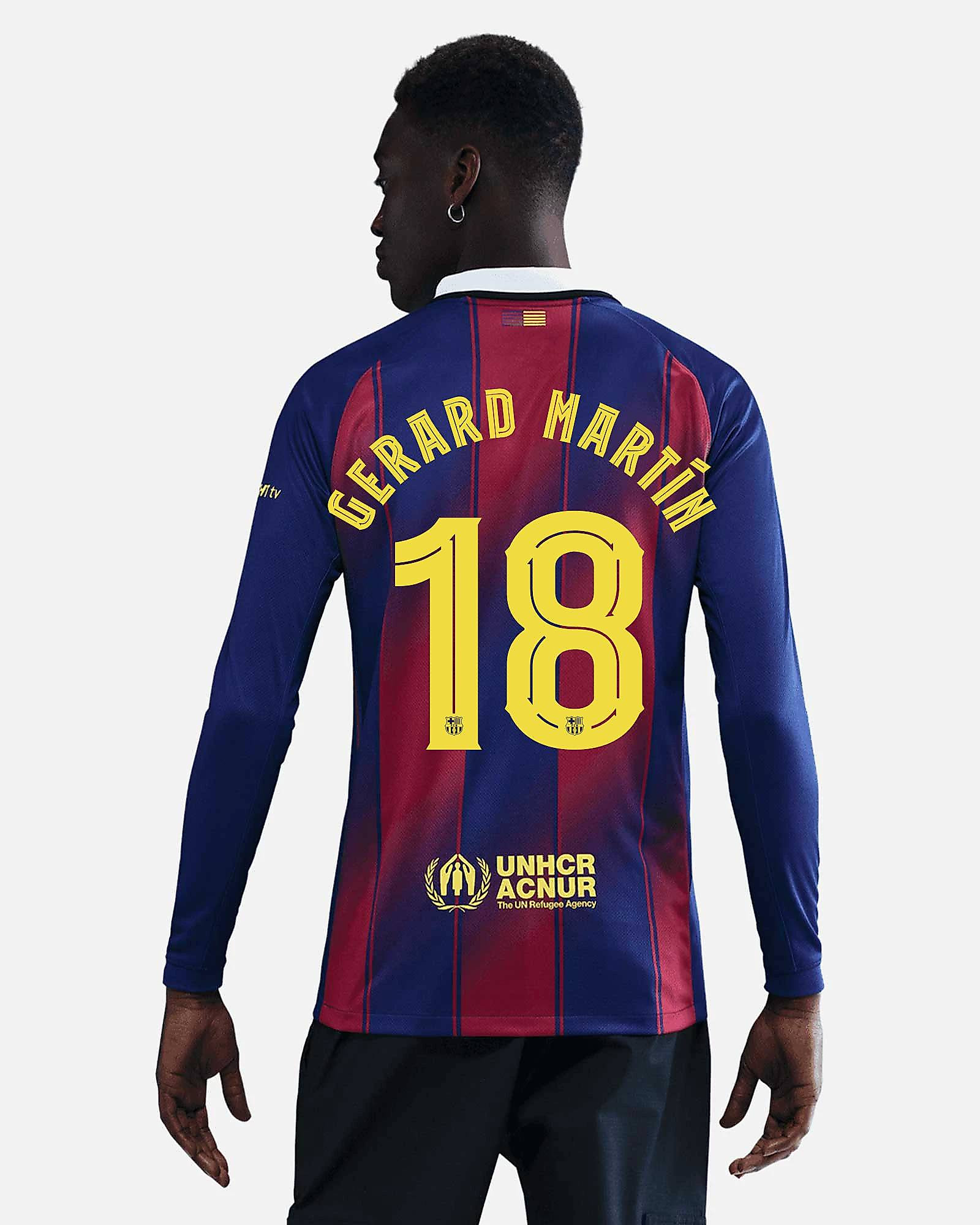 Camiseta manga larga 1ª FC Barcelona 2025/2026  Pau Víctor - Fútbol Factory