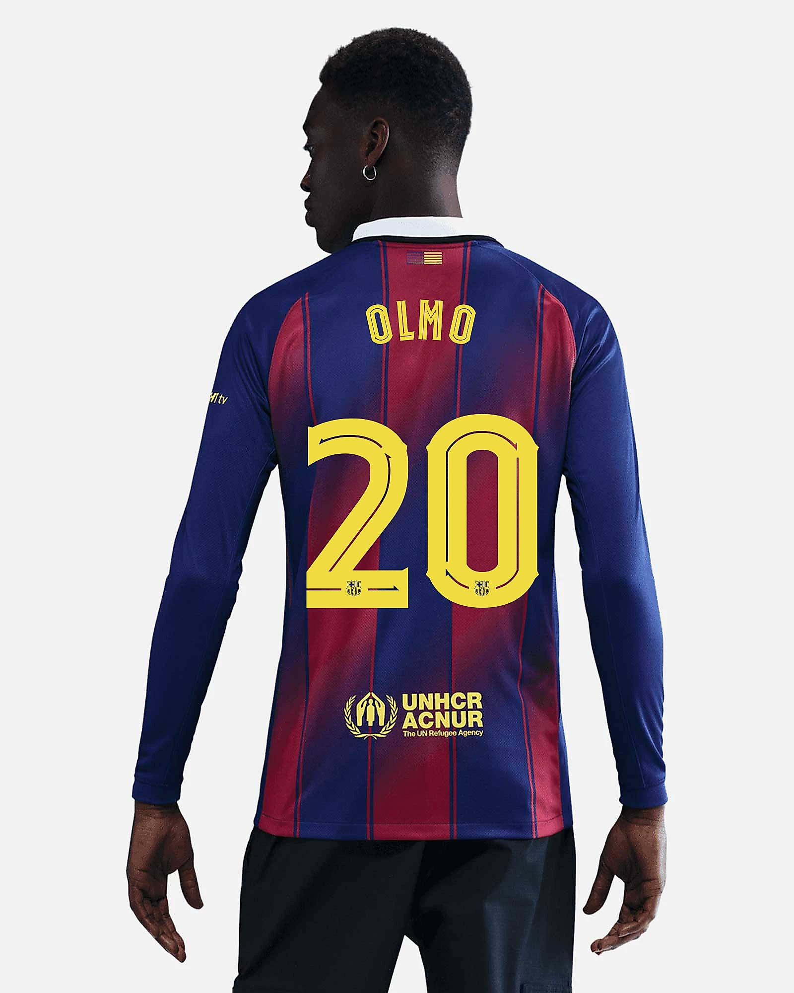 Camiseta manga larga 1ª FC Barcelona 2025/2026  Olmo - Fútbol Factory
